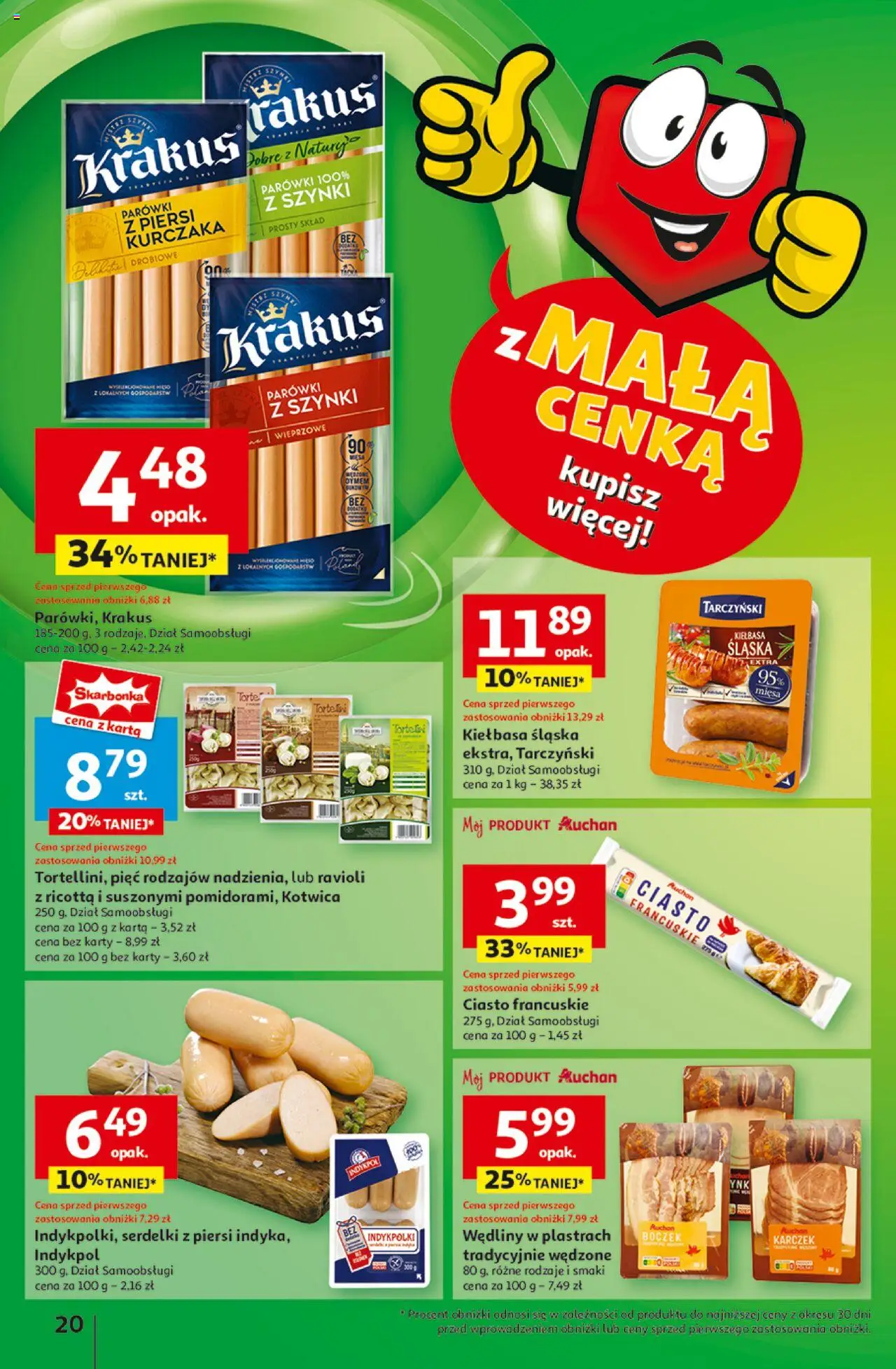 Auchan Z Małą Cenką Dźwigniesz Więcej Hipermarket Gazetka ważna od 06.02.2025 do 12.02.2025 strona 21