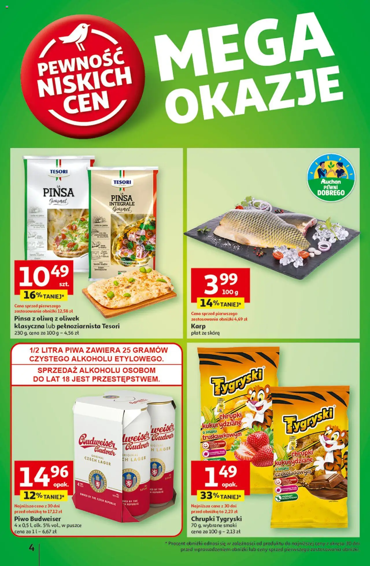 Auchan Z Małą Cenką Dźwigniesz Więcej Hipermarket Gazetka ważna od 06.02.2025 do 12.02.2025 strona 4
