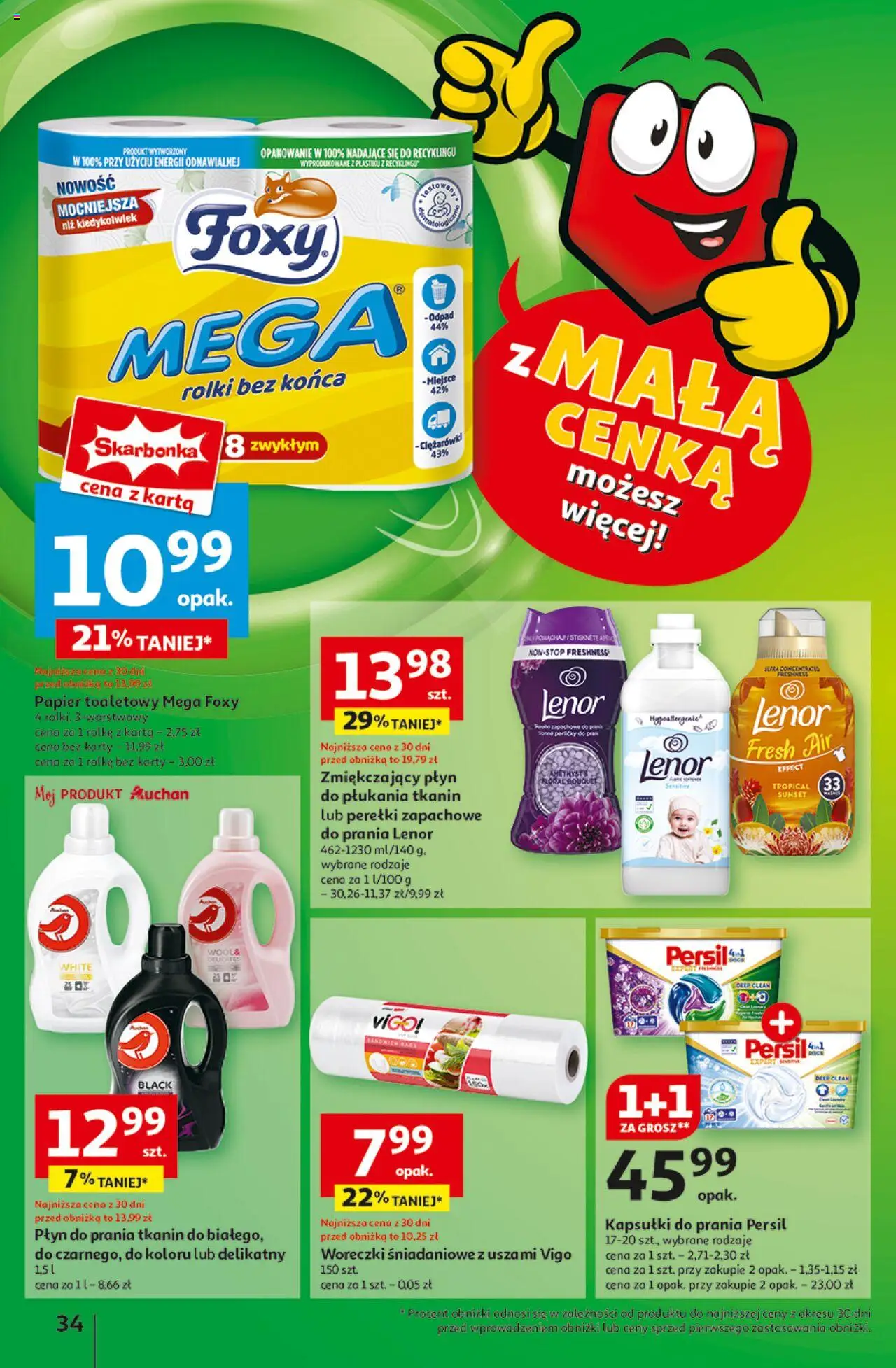 Auchan Z Małą Cenką Dźwigniesz Więcej Hipermarket Gazetka ważna od 06.02.2025 do 12.02.2025 strona 35