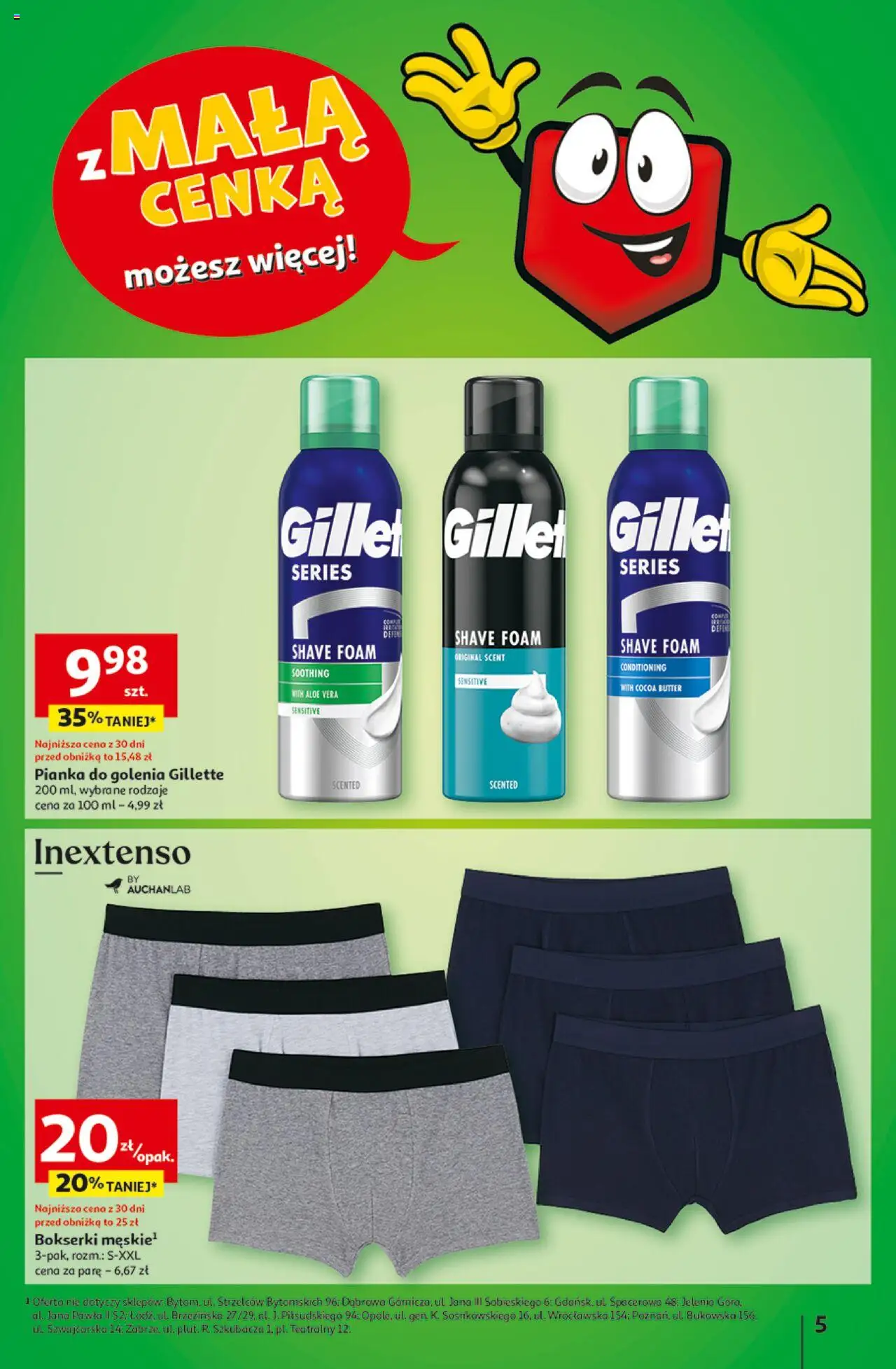 Auchan Z Małą Cenką Dźwigniesz Więcej Hipermarket Gazetka ważna od 06.02.2025 do 12.02.2025 strona 5