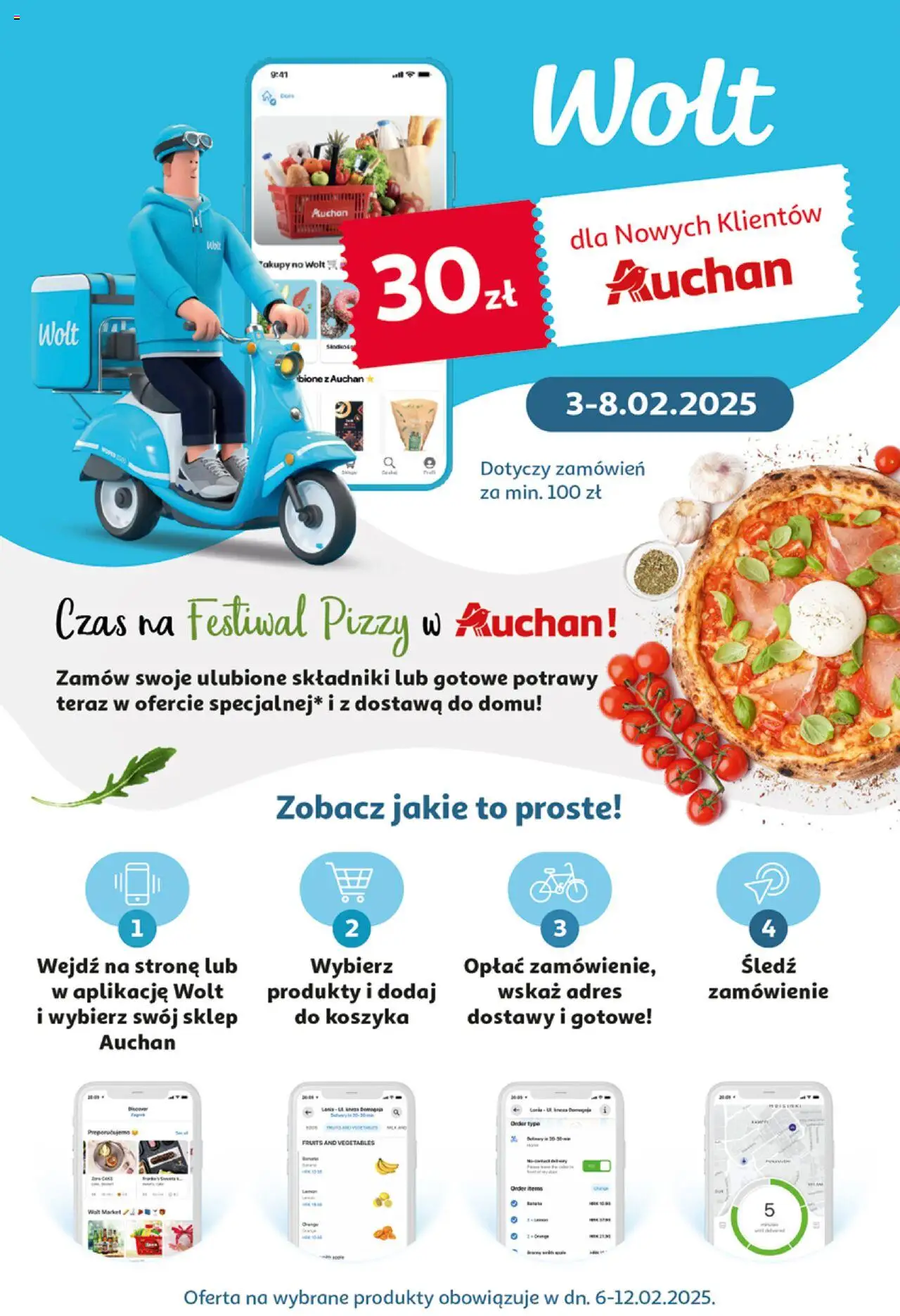 Auchan Z Małą Cenką Dźwigniesz Więcej Hipermarket Gazetka ważna od 06.02.2025 do 12.02.2025 strona 41