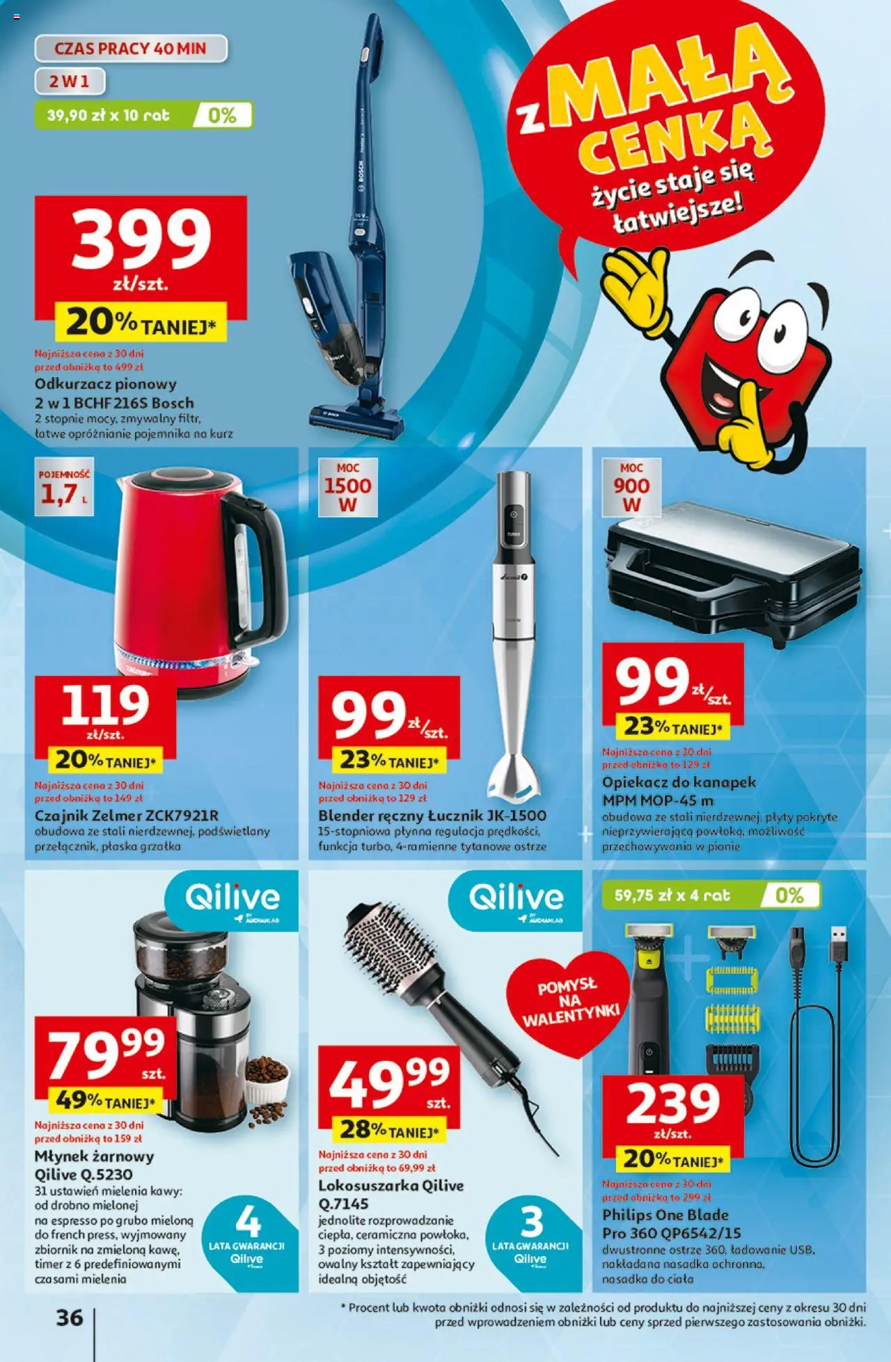 Auchan Z Małą Cenką Dźwigniesz Więcej Hipermarket Gazetka ważna od 06.02.2025 do 12.02.2025 strona 43