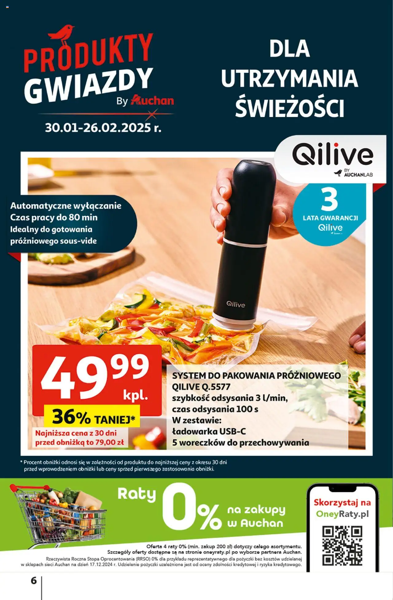 Auchan Z Małą Cenką Dźwigniesz Więcej Hipermarket Gazetka ważna od 06.02.2025 do 12.02.2025 strona 6