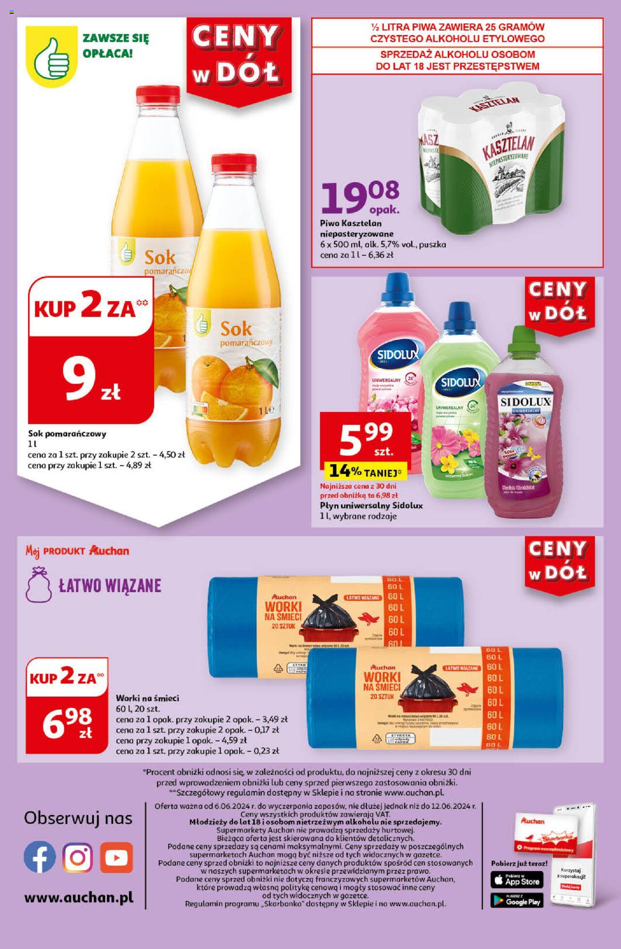 Auchan Gazetka ważna od 06.06.2024 do 12.06.2024 strona 10