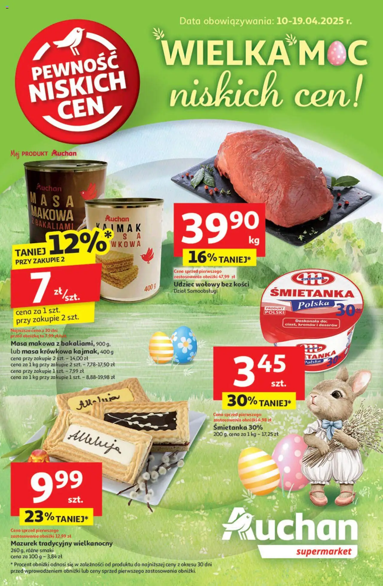 Auchan Gazetka ważna od  10.04.2025 do 19.04.2025 strona 1