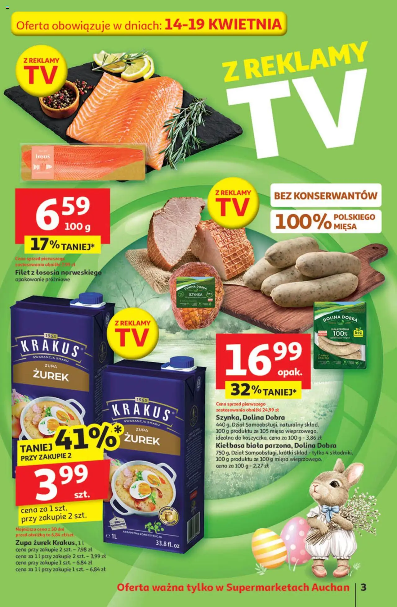 Auchan Gazetka ważna od  10.04.2025 do 19.04.2025 strona 3