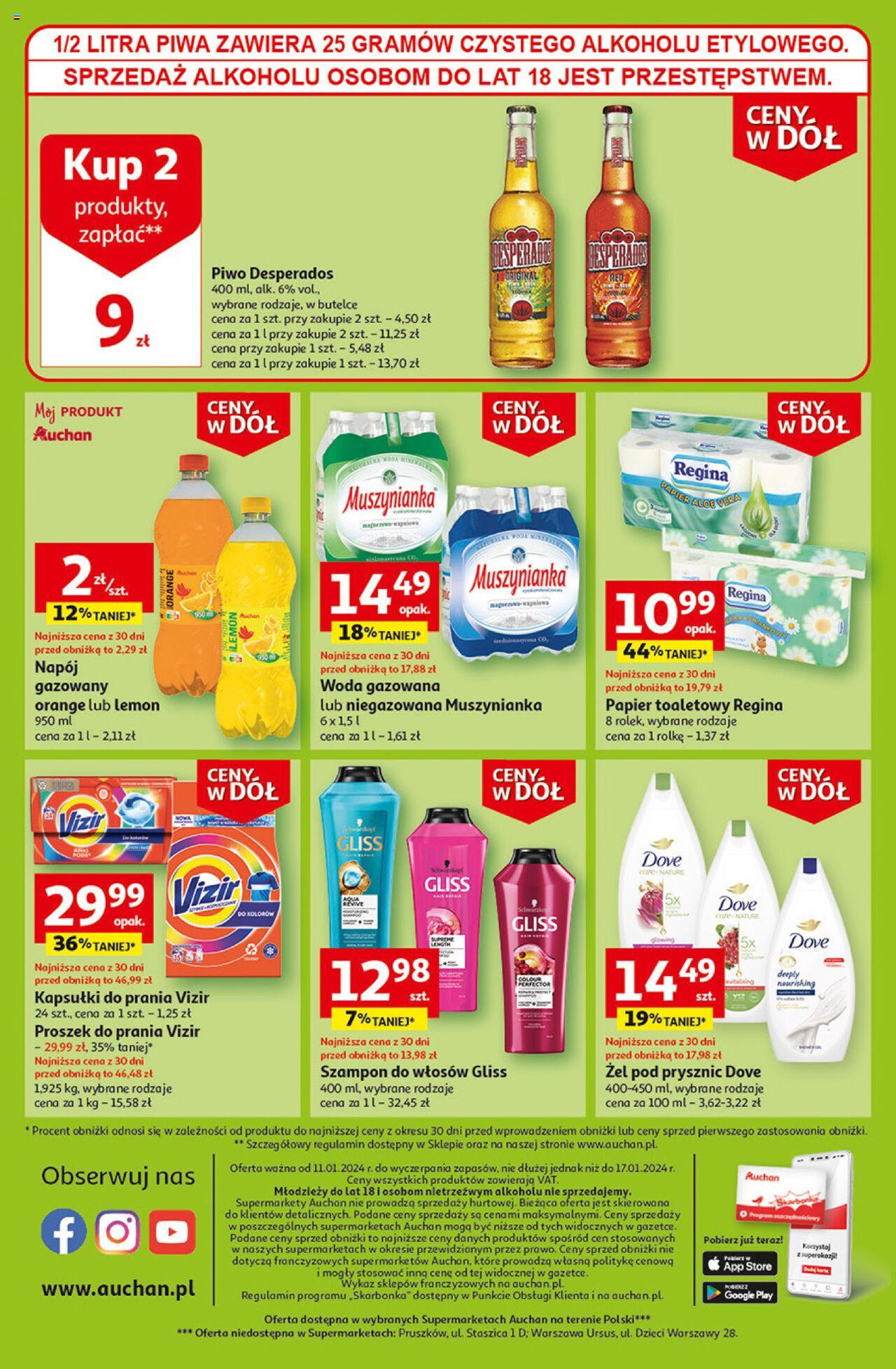 Auchan Gazetka ważna od 11.01.2024 do 17.01.2024 strona 8