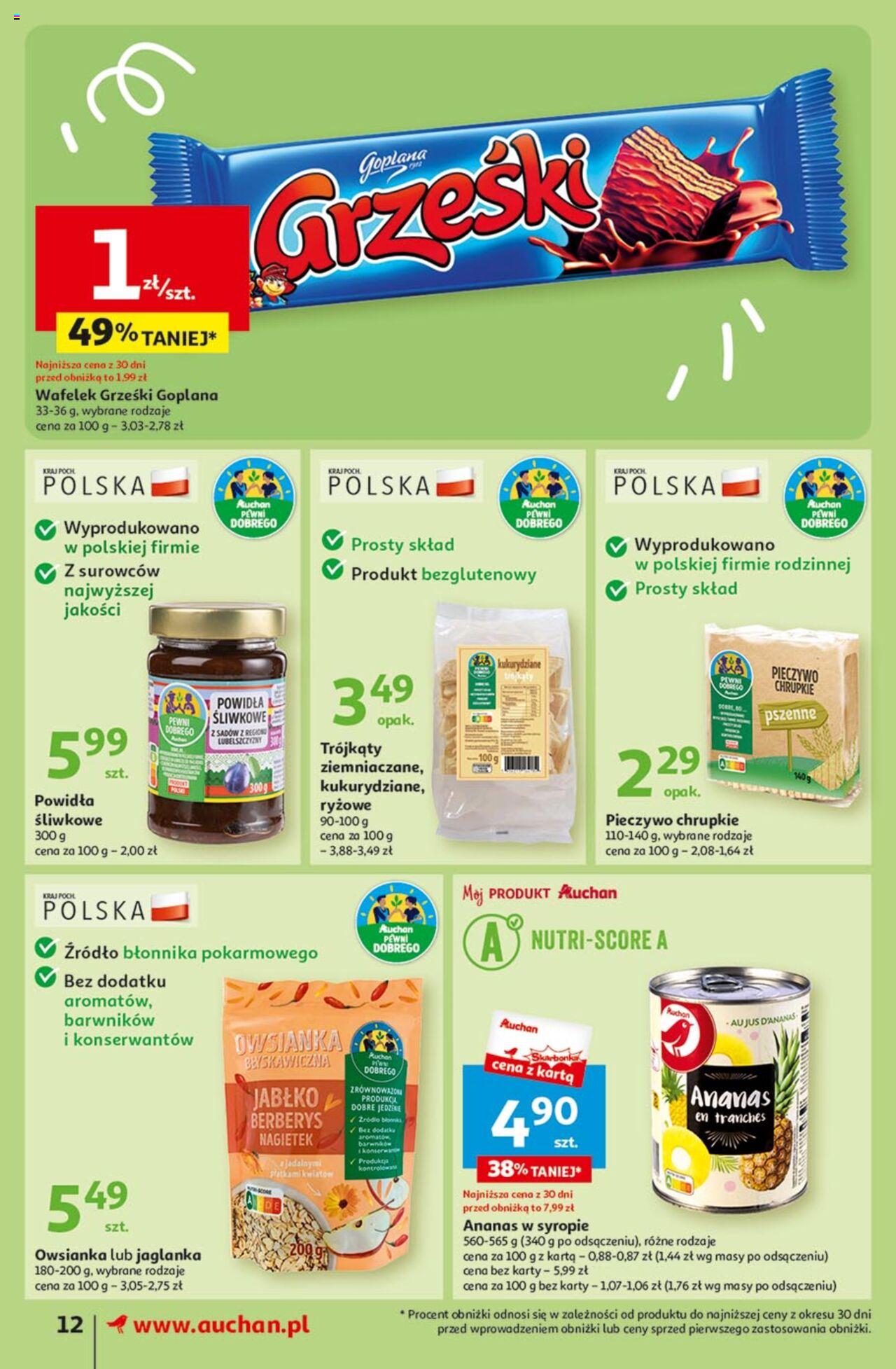 Auchan Gazetka ważna  od 11.04.2024 do 17.04.2024 strona 12
