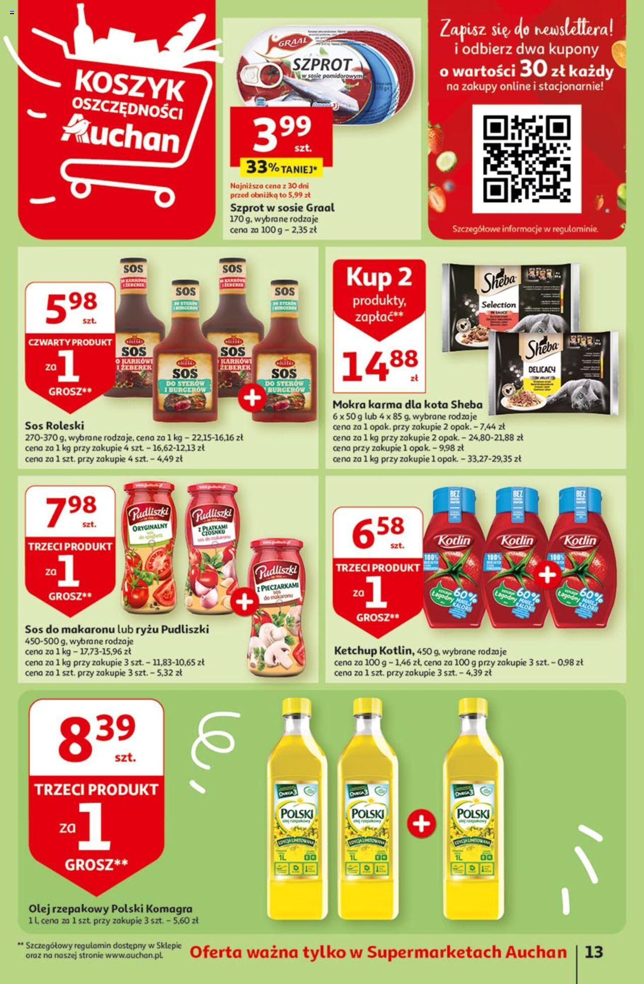 Auchan Gazetka ważna  od 11.04.2024 do 17.04.2024 strona 13