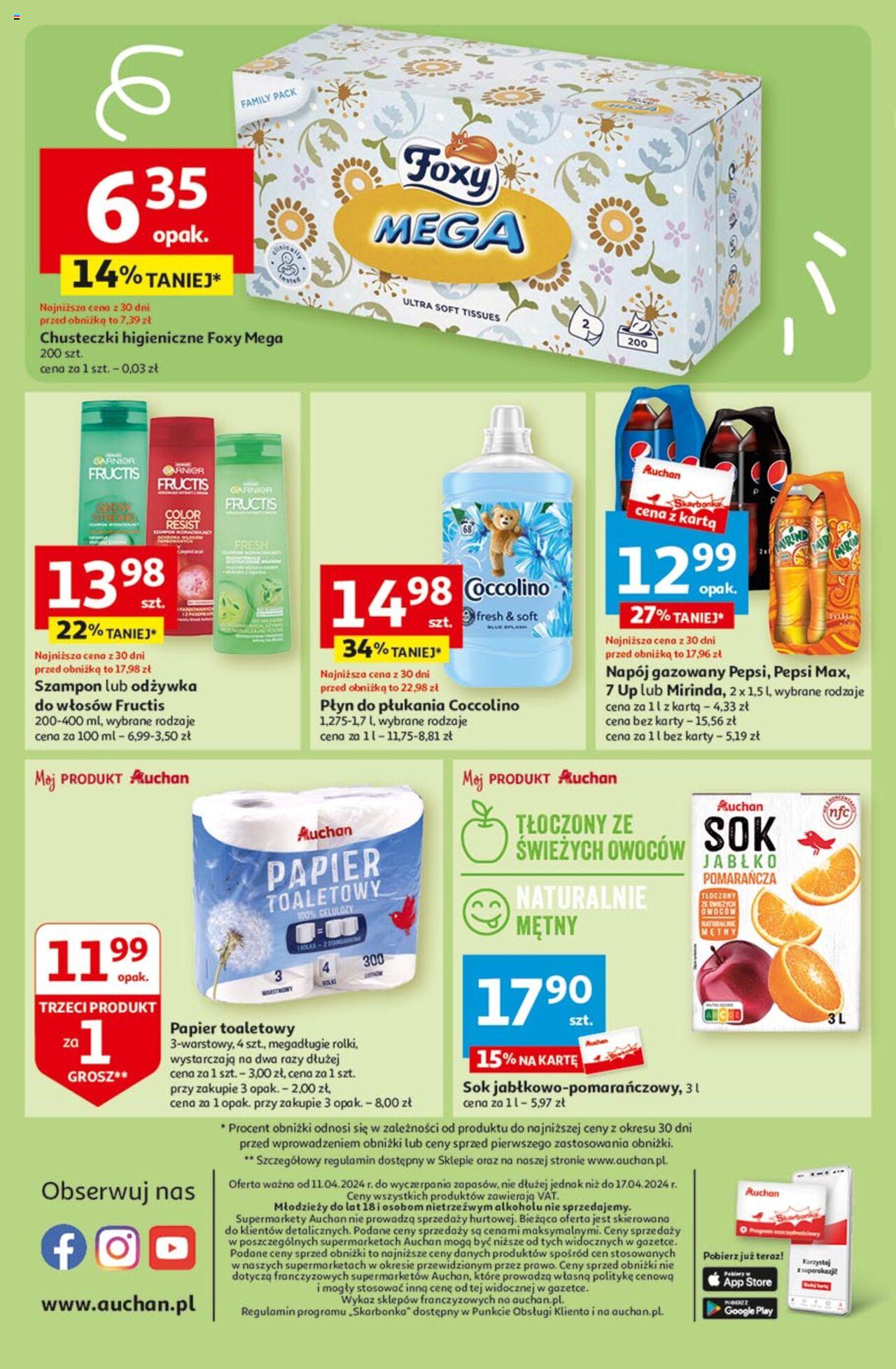 Auchan Gazetka ważna  od 11.04.2024 do 17.04.2024 strona 14