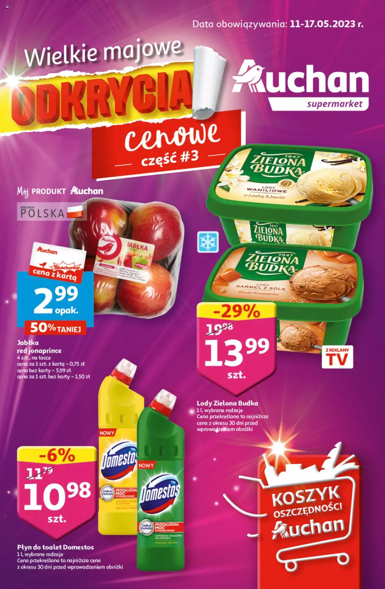 Auchan Gazetka ważna od 11.05.2023 do 17.05.2023 strona 1