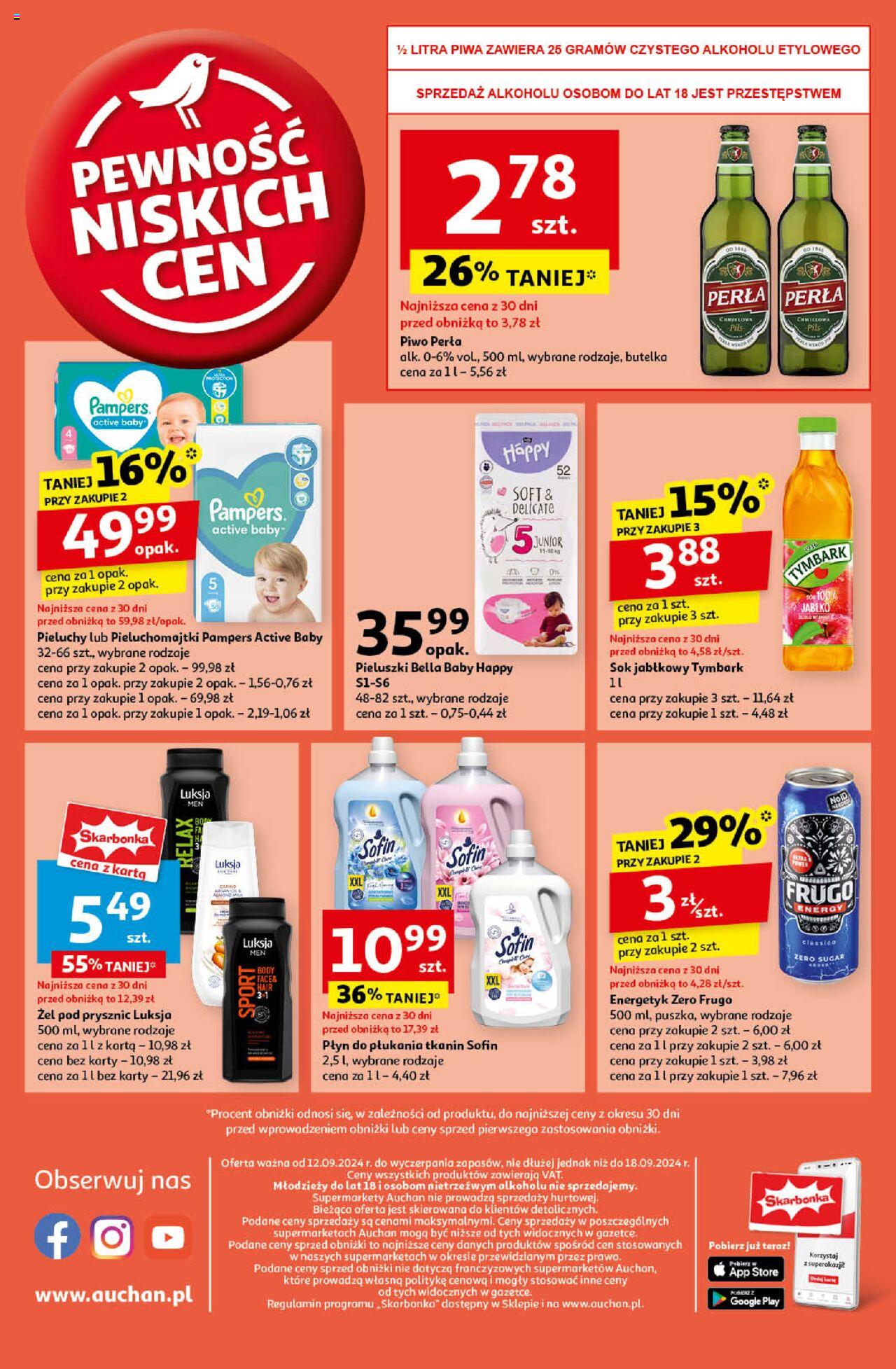 Auchan Gazetka ważna od 12.09.2024 do 18.09.2024 strona 12