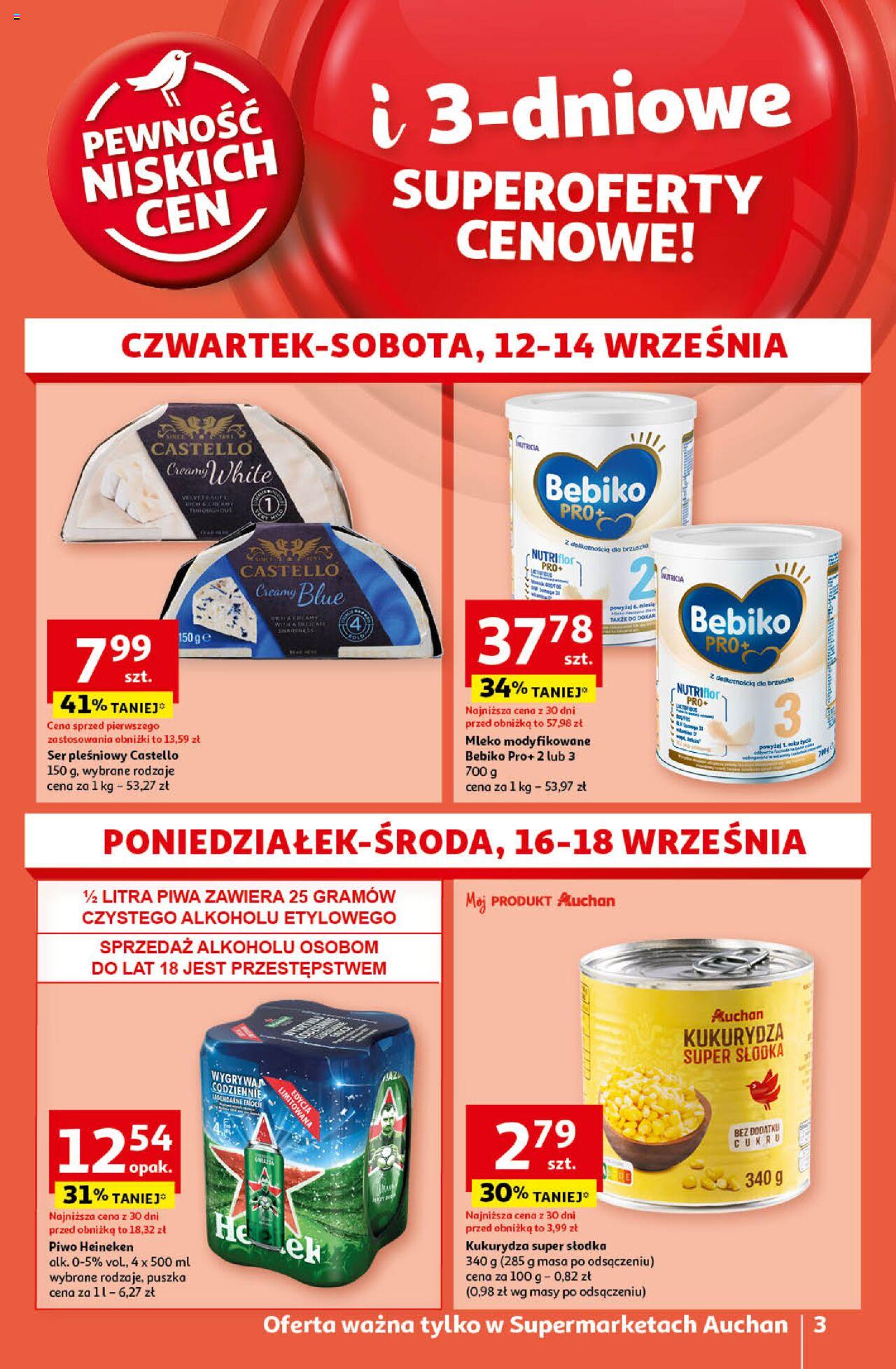 Auchan Gazetka ważna od 12.09.2024 do 18.09.2024 strona 3