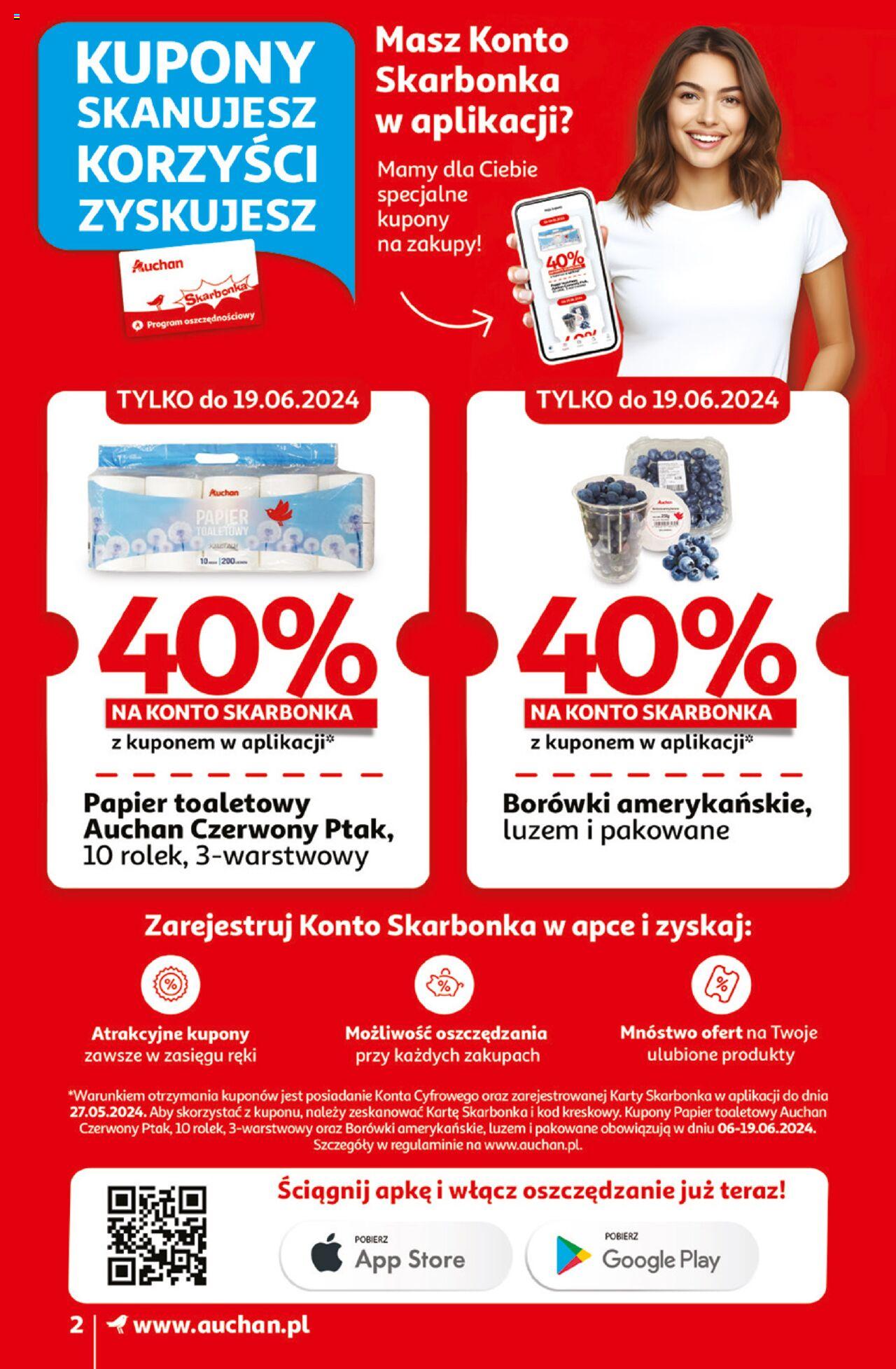 Auchan Gazetka ważna od 13.06.2024 do 19.06.2024 strona 2