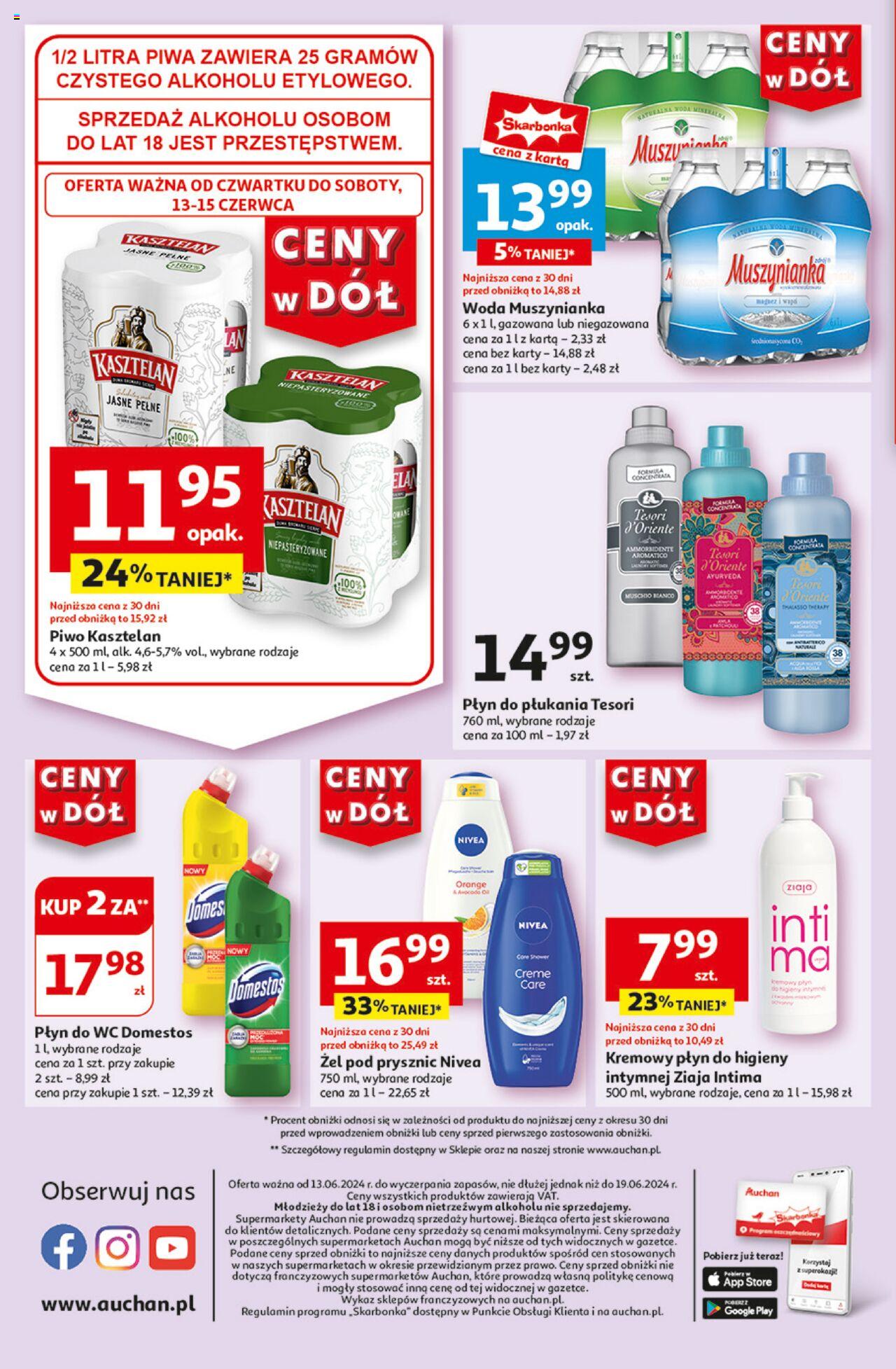 Auchan Gazetka ważna od 13.06.2024 do 19.06.2024 strona 14