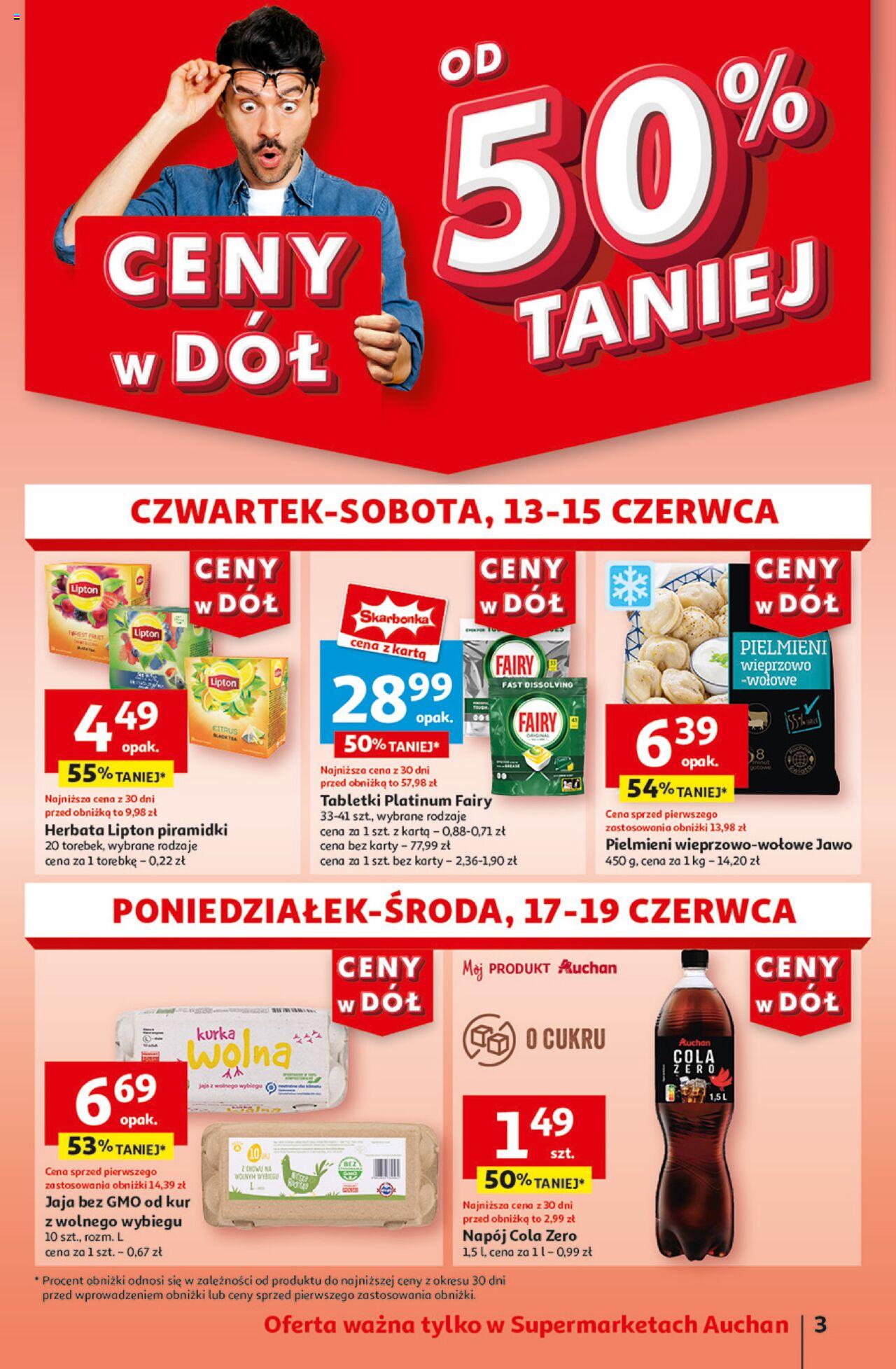 Auchan Gazetka ważna od 13.06.2024 do 19.06.2024 strona 3