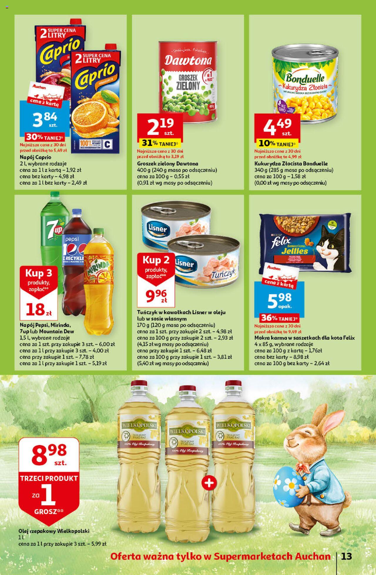 Auchan Gazetka ważna od 14.03.2024 do 20.03.2024 strona 13