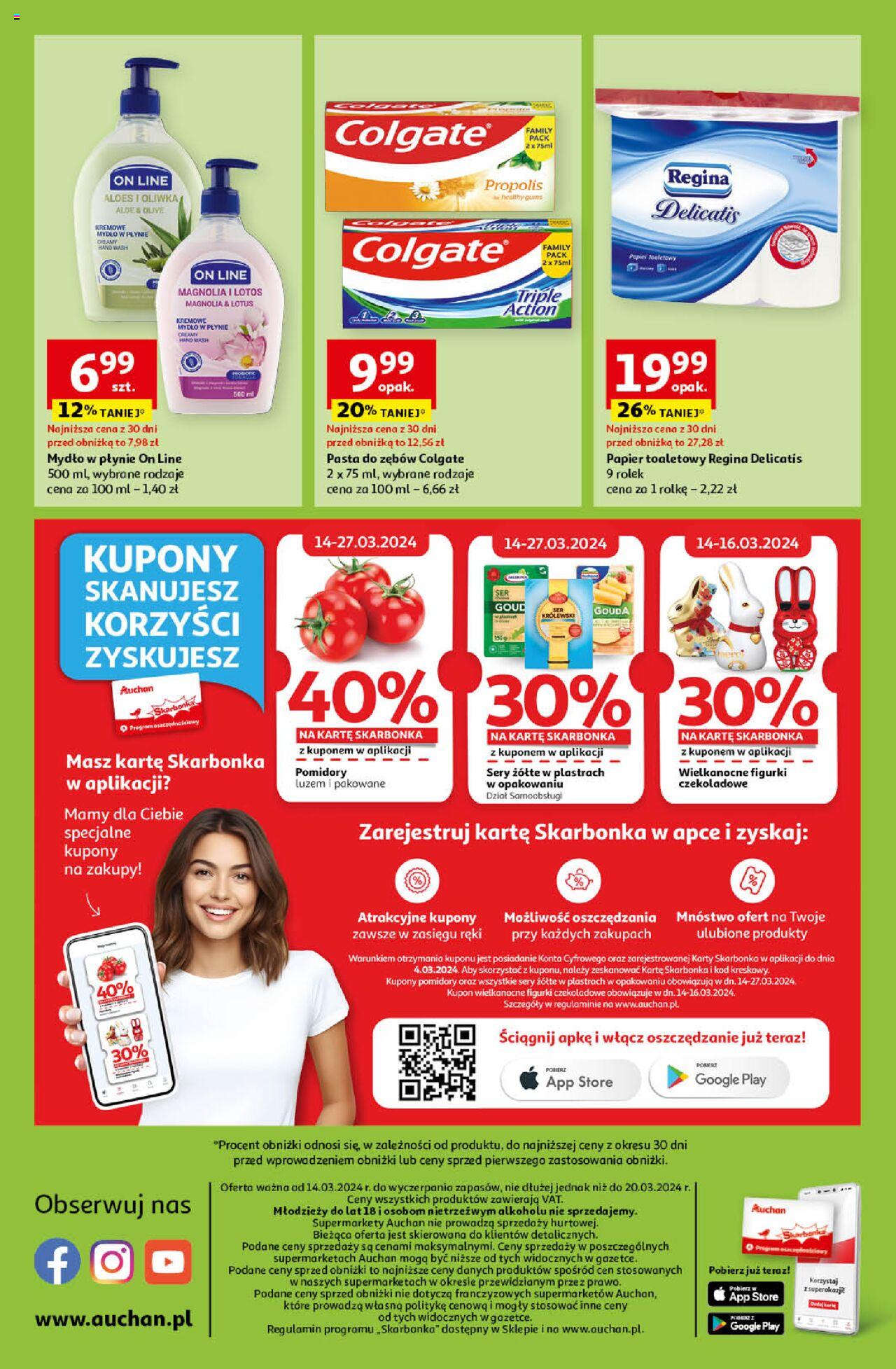 Auchan Gazetka ważna od 14.03.2024 do 20.03.2024 strona 14
