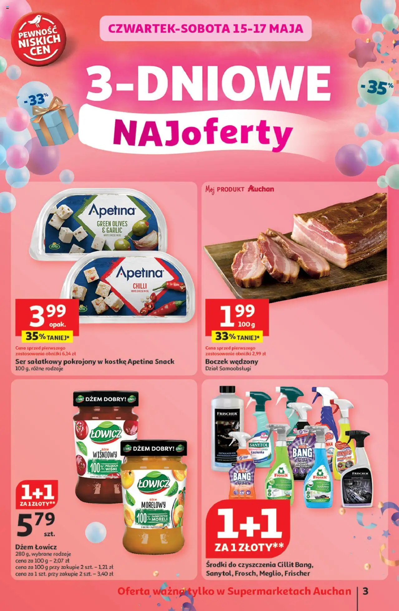 Auchan Gazetka ważna od  15.05.2025 do 21.05.2025 strona 3
