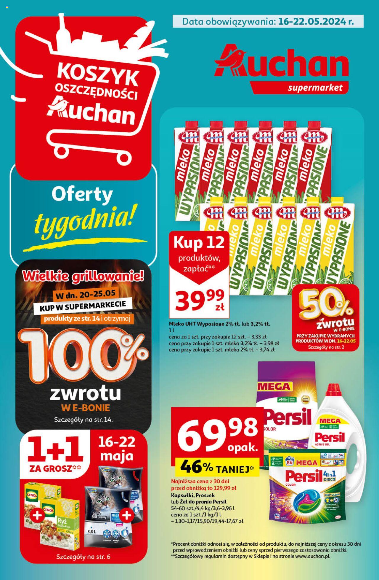 Auchan Gazetka ważna od 16.05.2024 do 22.05.2024 strona 1