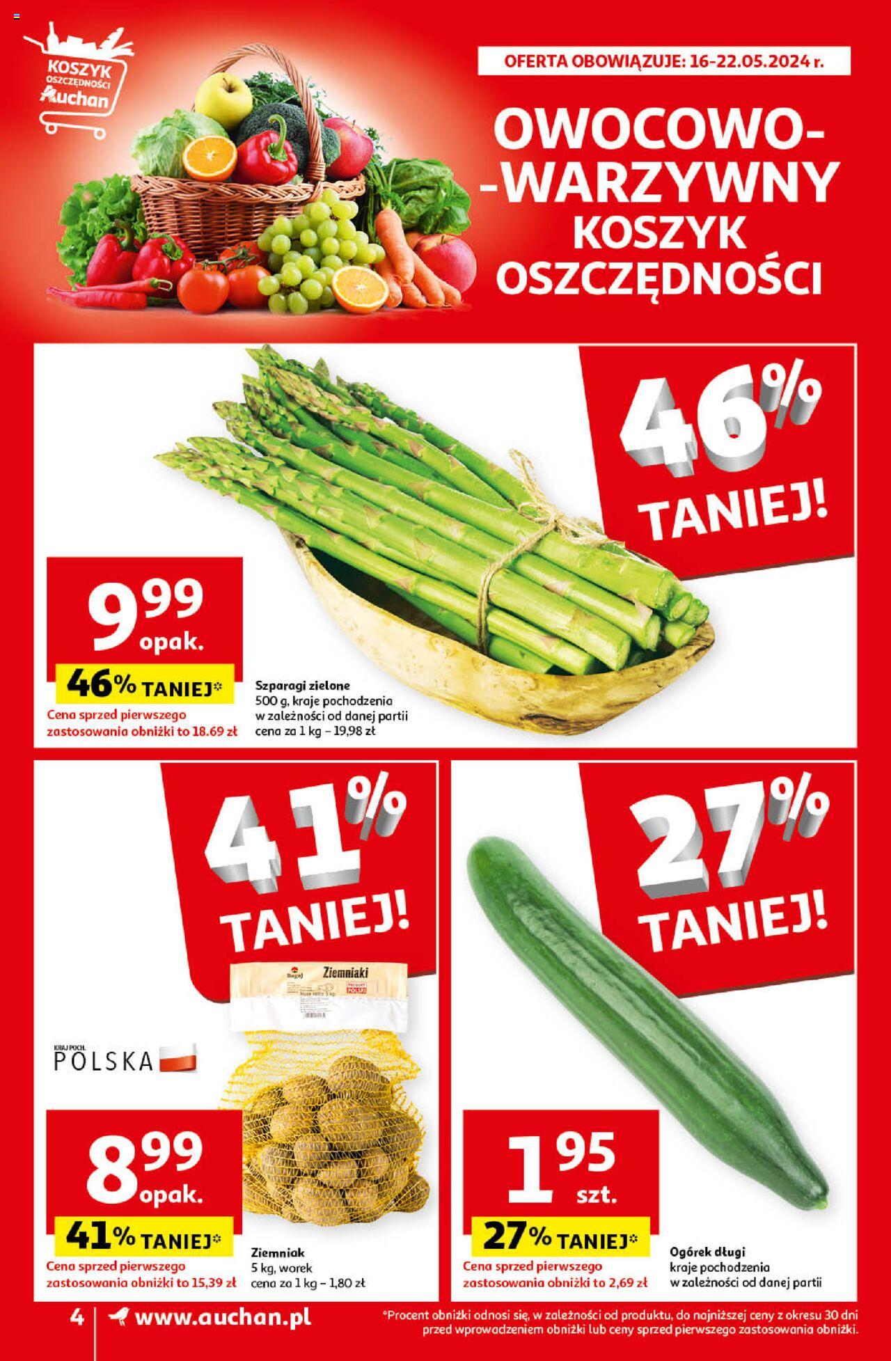 Auchan Gazetka ważna od 16.05.2024 do 22.05.2024 strona 4