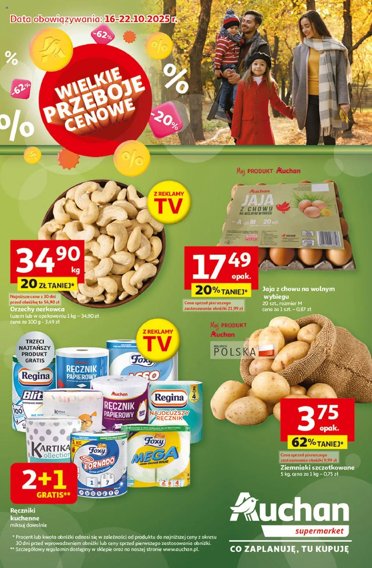 Auchan Gazetka ważna od 16.10.2025 do 22.10.2025 strona 1