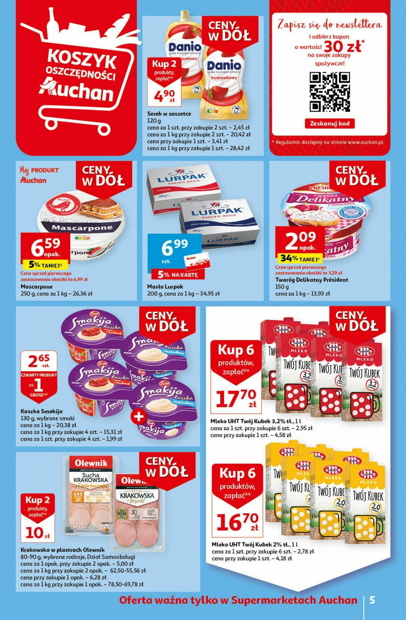 Auchan Gazetka ważna od 18.01.2024 do 24.01.2024 strona 5
