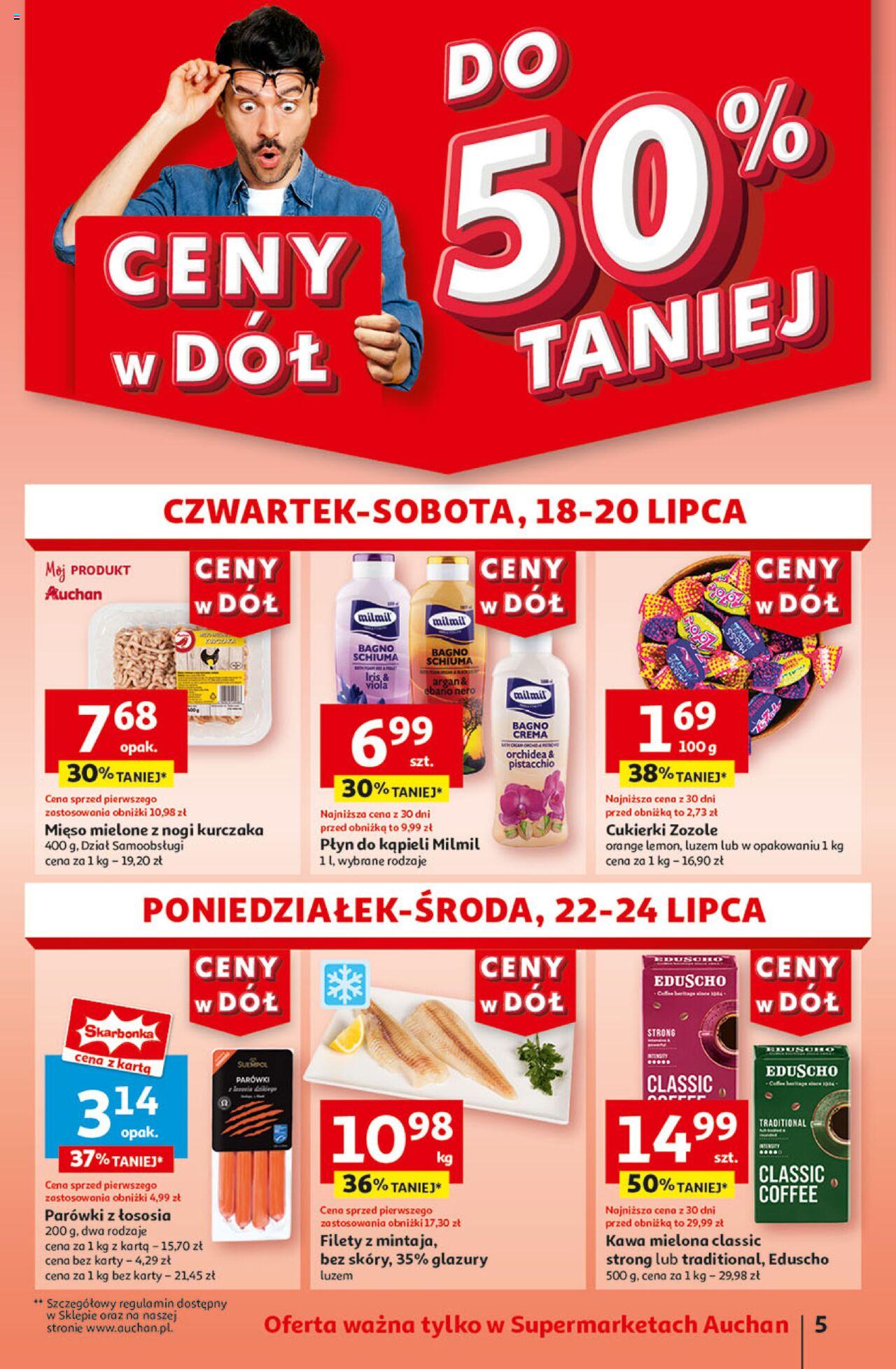 Auchan Gazetka ważna od 18.07.2024 do 24.07.2024 strona 4