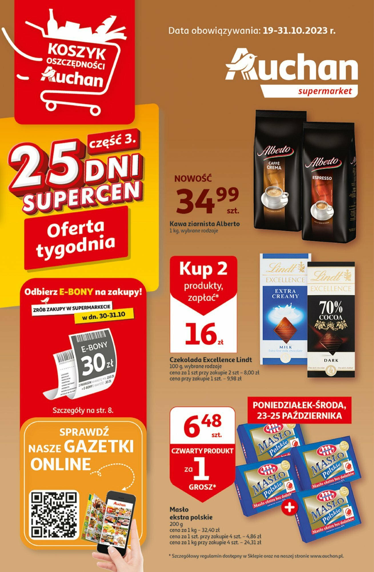 Auchan Gazetka ważna od 19.10.2023 do 31.10.2023 strona 1