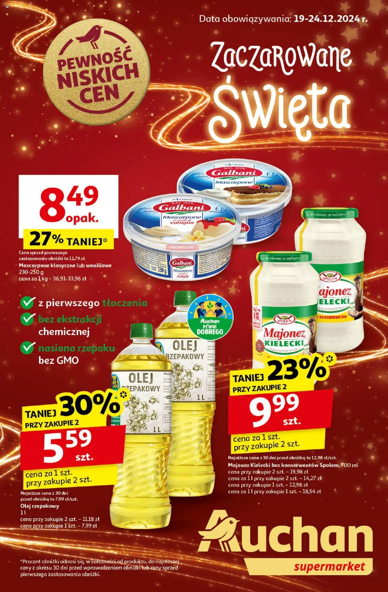 Auchan Gazetka ważna od  19.12.2024 do 24.12.2024 strona 1