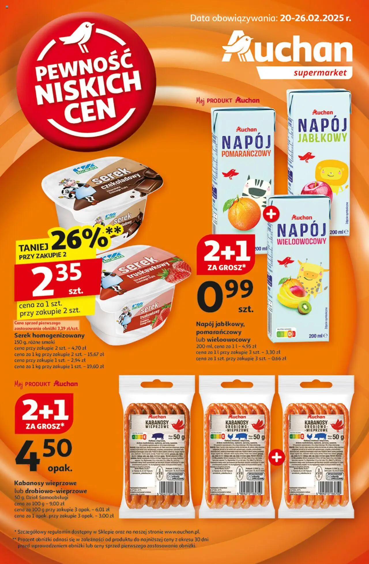 Auchan Gazetka ważna od 20.02.2025 do 26.02.2025 strona 1