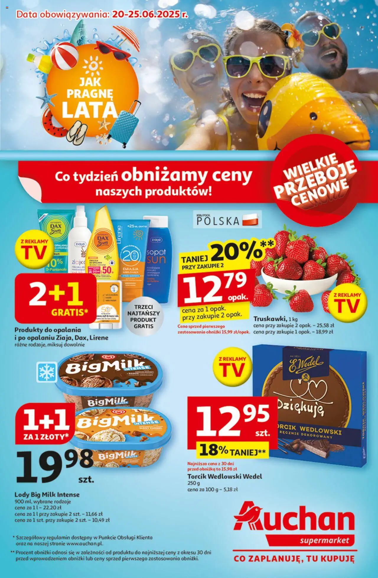 Auchan Gazetka ważna od 20.06.2025 do 25.06.2025 strona 1