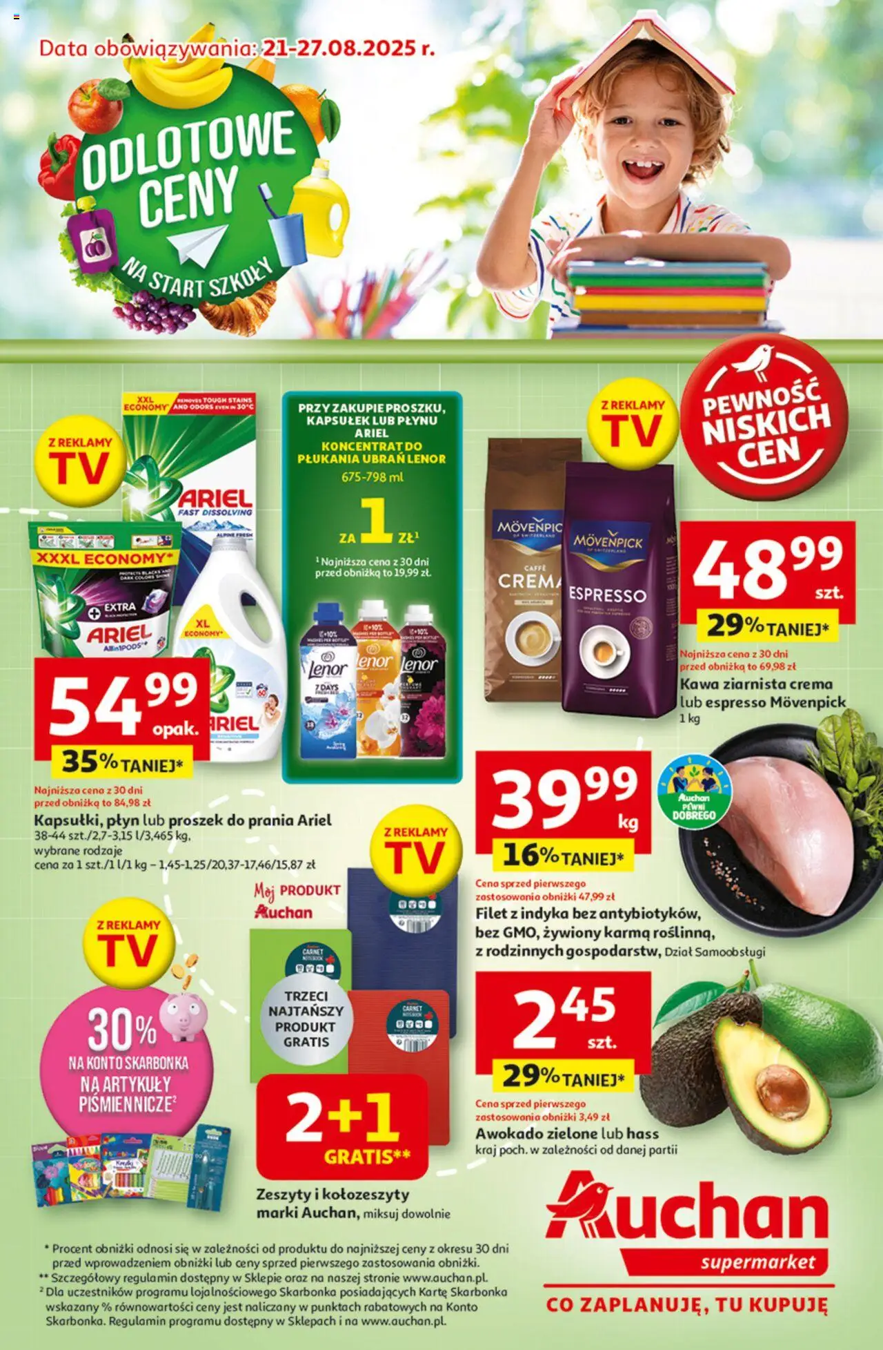 Auchan Gazetka  ważna od 21.08.2025 do 27.08.2025 strona 1
