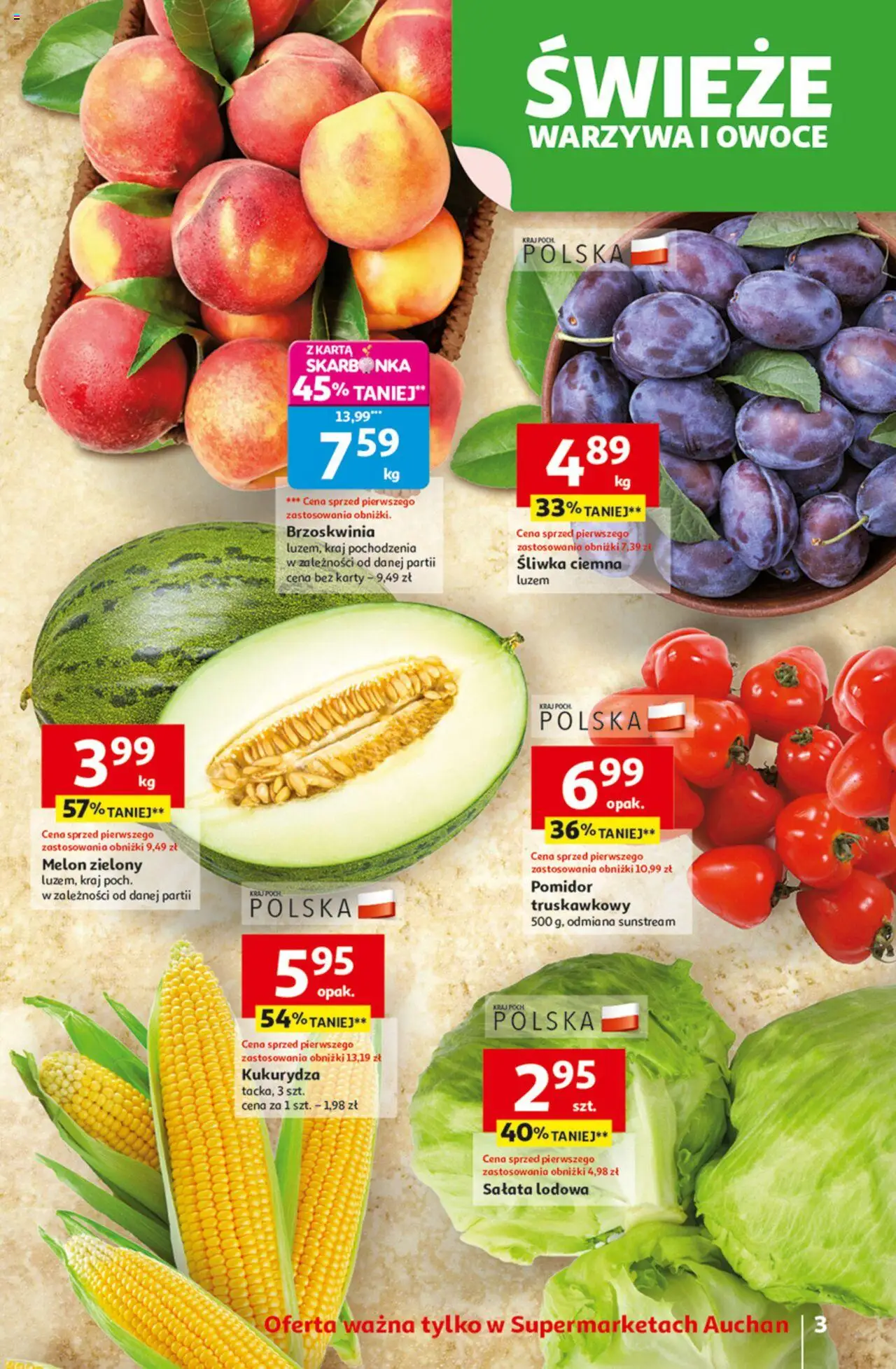 Auchan Gazetka  ważna od 21.08.2025 do 27.08.2025 strona 3