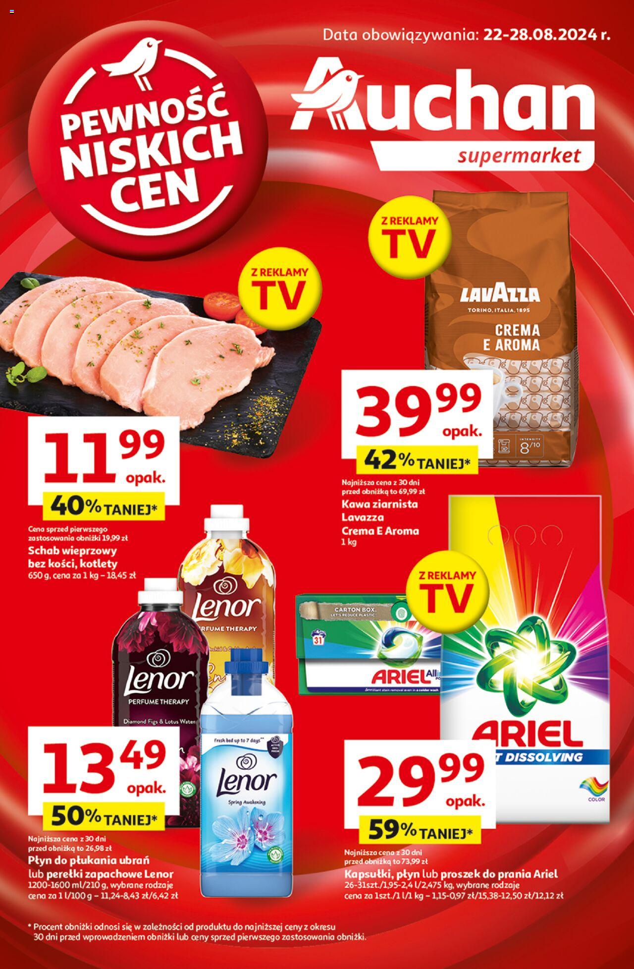 Auchan Gazetka ważna od 22.08.2024 do 28.08.2024 strona 1