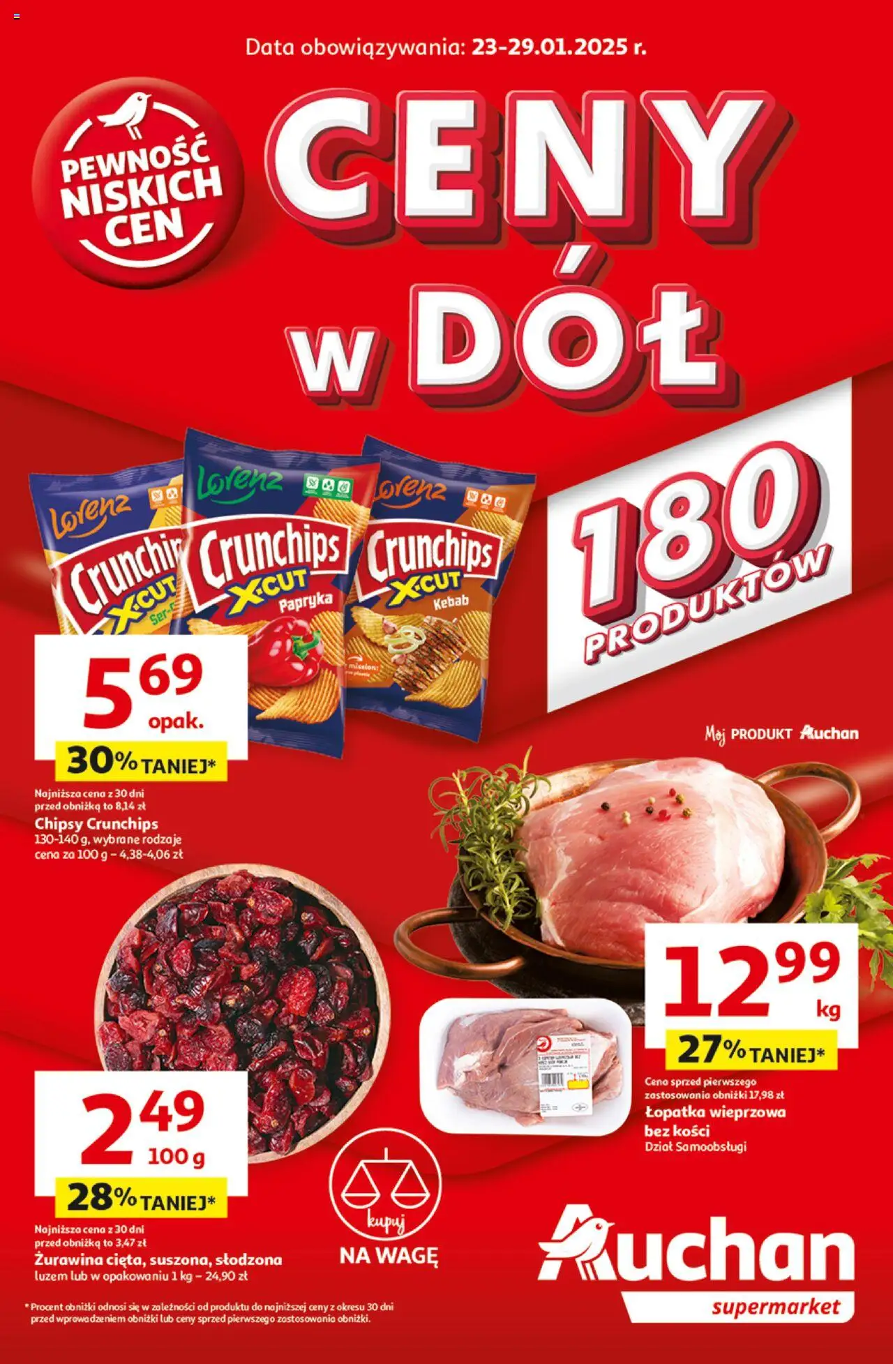 Auchan Gazetka ważna od 23.01.2025 do 29.01.2025 strona 1