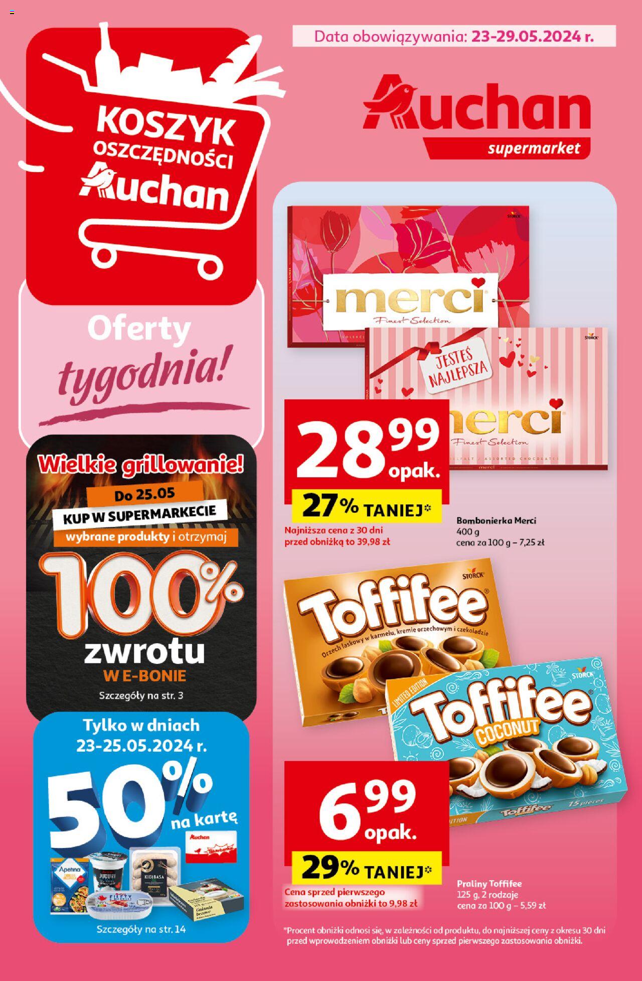 Auchan Gazetka ważna od 23.05.2024 do 29.05.2024 strona 1