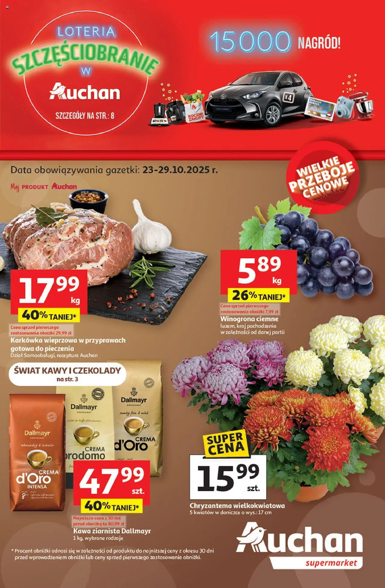 Auchan Gazetka ważna od 23.10.2025 do 29.10.2025 strona 1