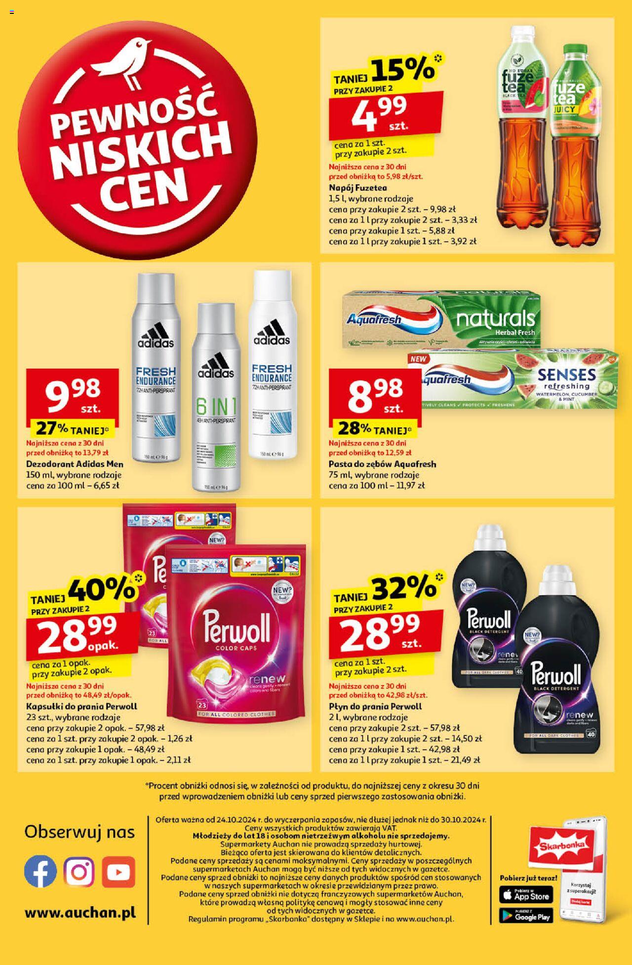 Auchan Gazetka ważna od 24.10.2024 do 30.10.2024 strona 14