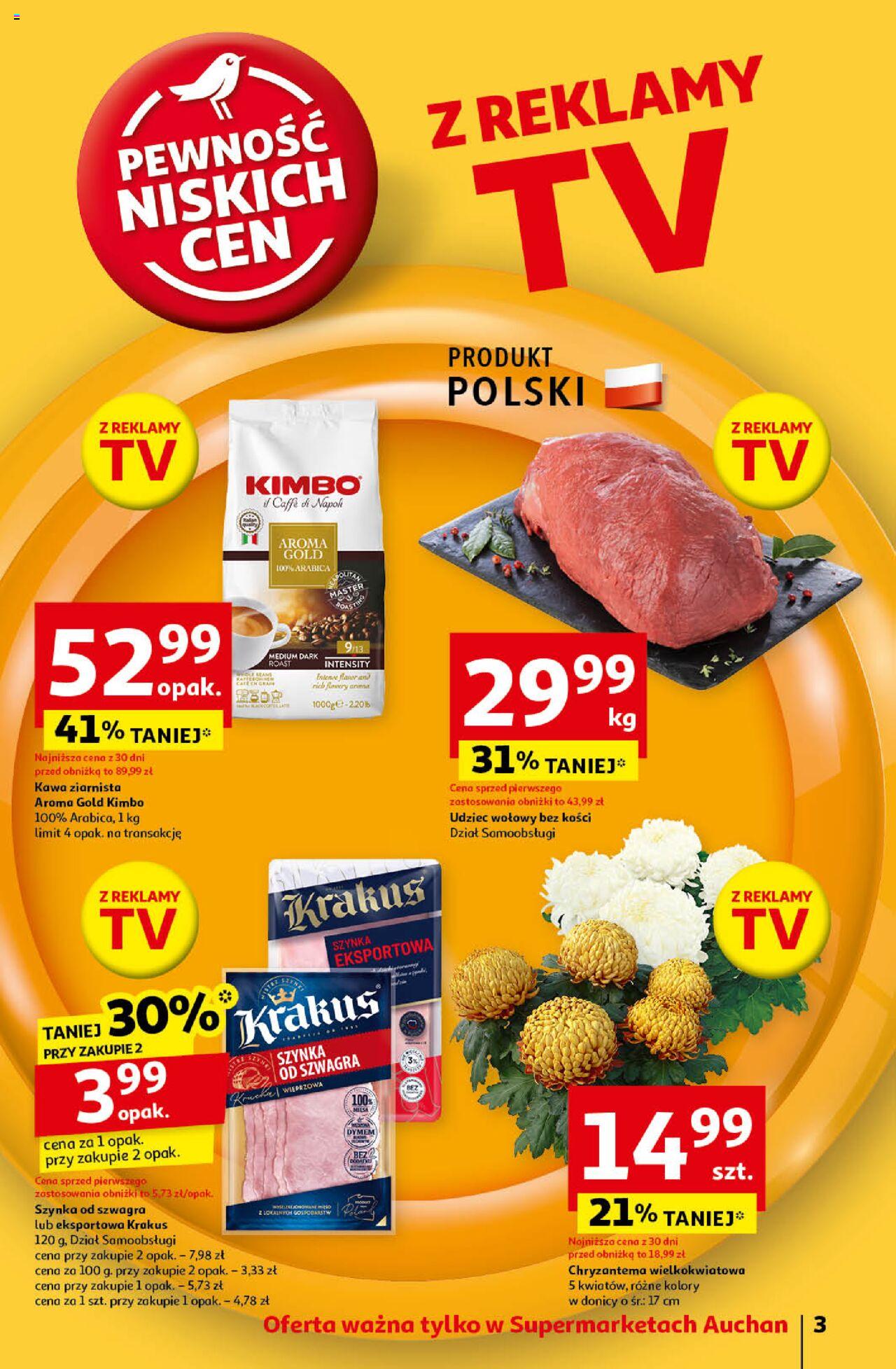 Auchan Gazetka ważna od 24.10.2024 do 30.10.2024 strona 3