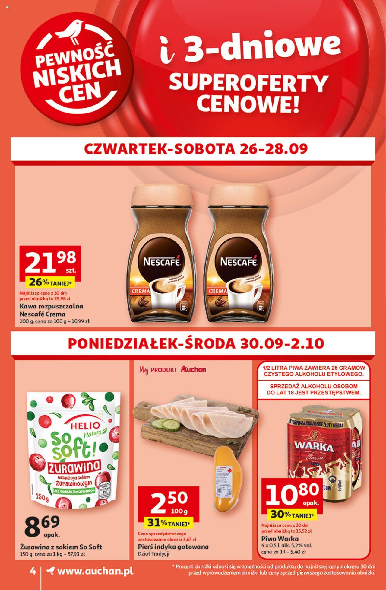 Auchan Gazetka ważna od 26.09.2024 do 02.10.2024 strona 3