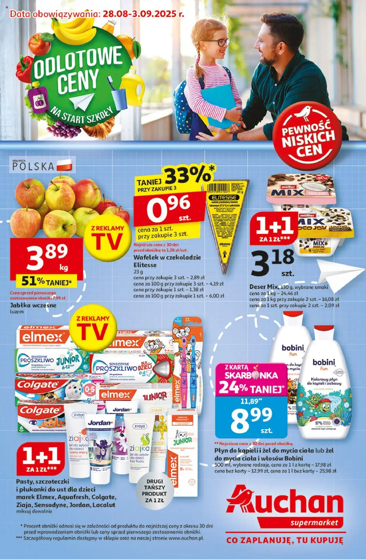 Auchan Gazetka ważna od 28.08.2025 do 03.09.2025 strona 1