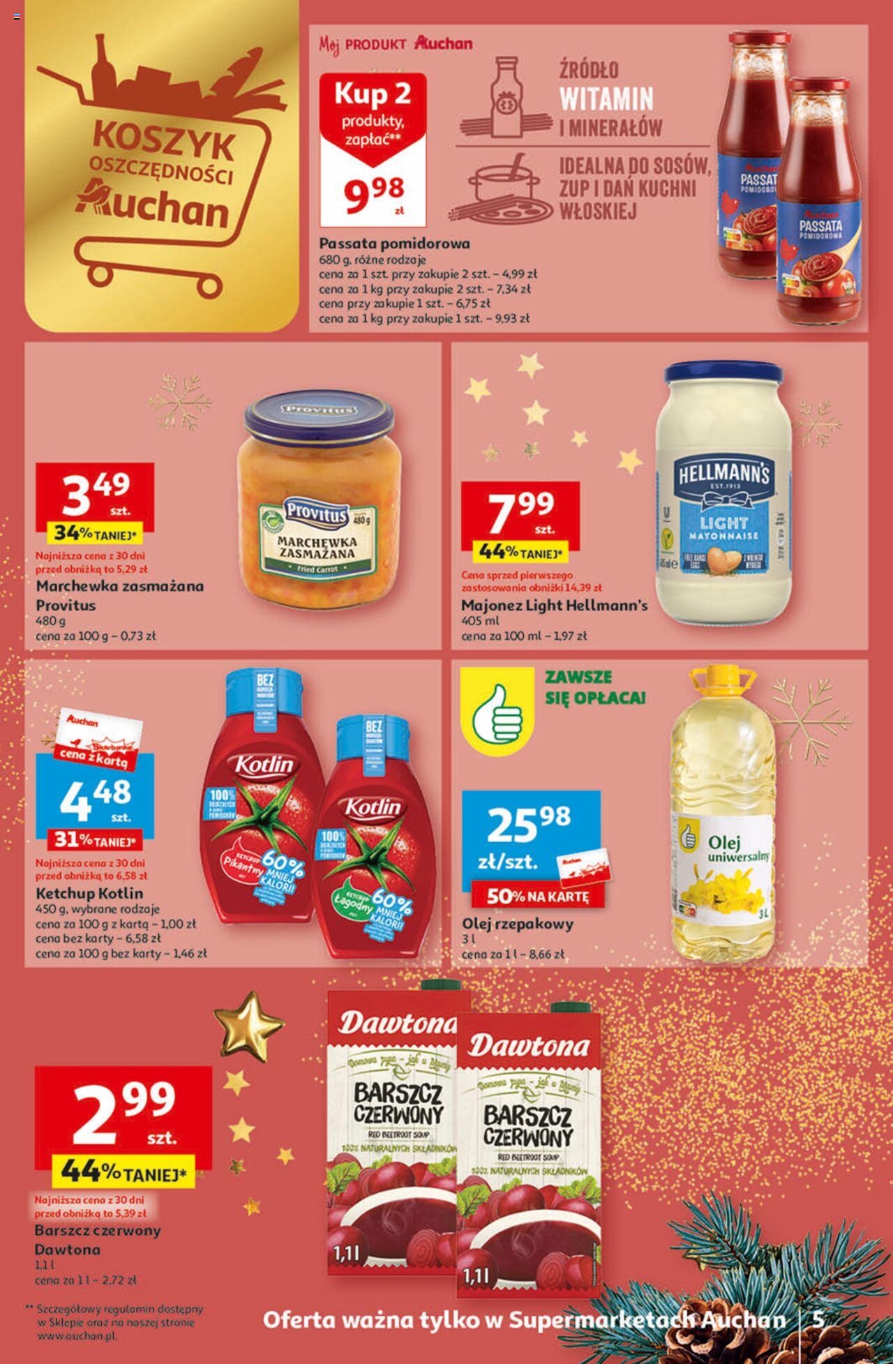 Auchan Gazetka ważna od 30.11.2023 do 06.12.2023 strona 5