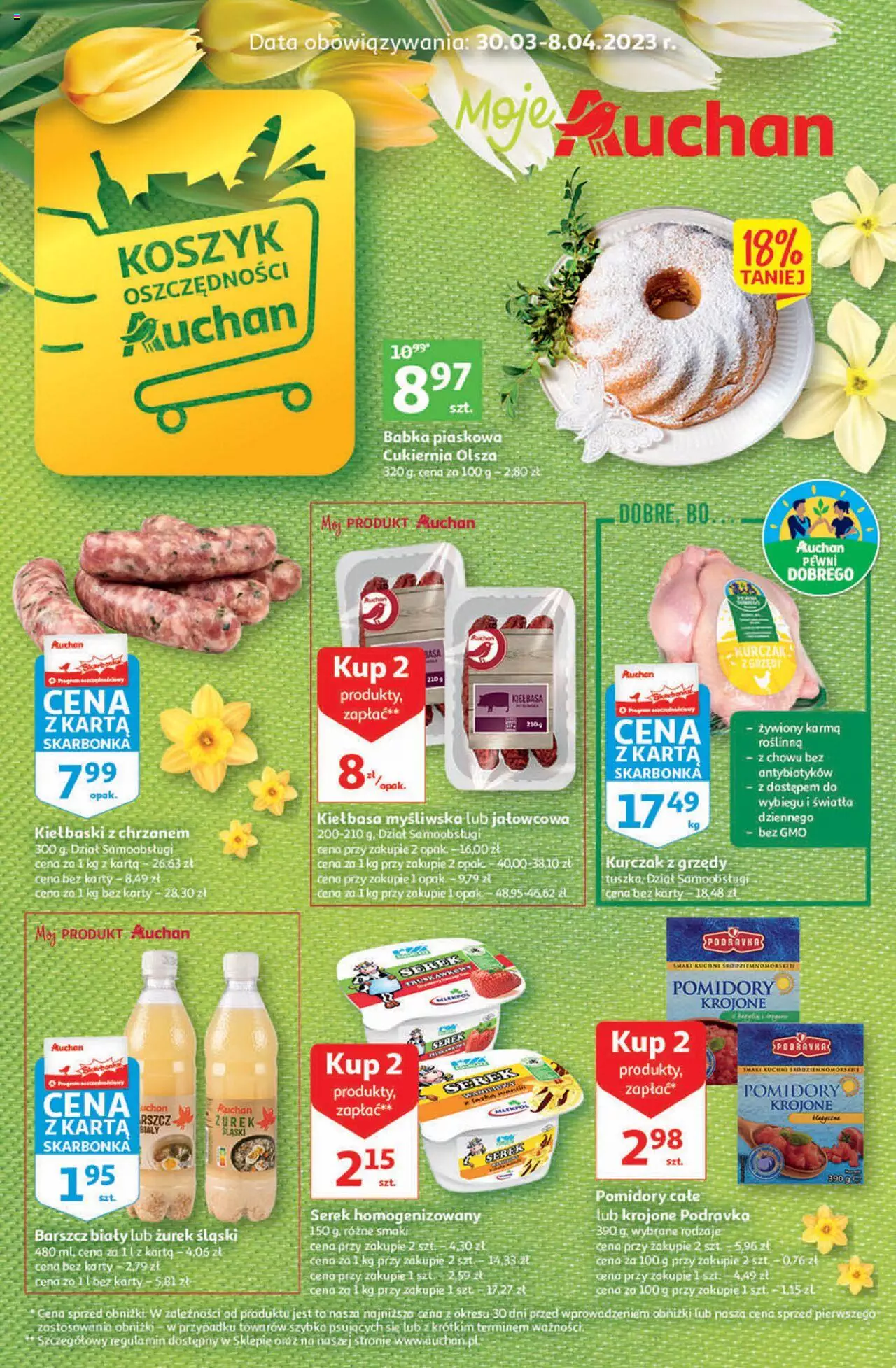 Auchan Gazetka Wielkanoc ważna od 30.03.2023 do 08.04.2023 strona 1
