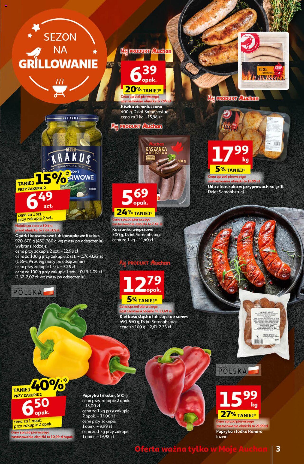 Auchan Jeszcze Lepsze Ceny Gazetka ważna od 16.08.2024 d 21.08.2024 strona 3