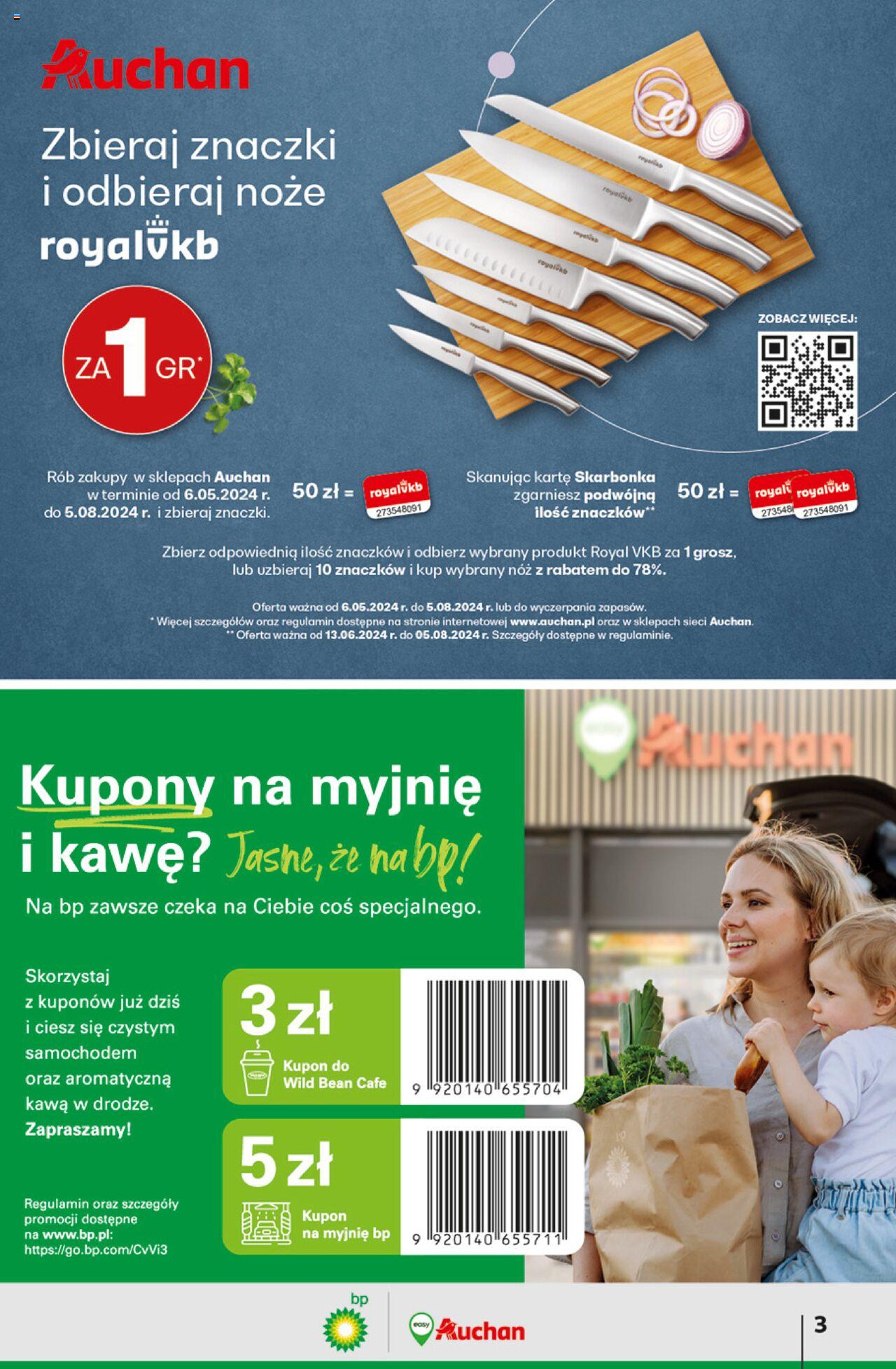 Auchan Jeszcze Lepsze Ceny Hipermarket Gazetka ważna od 01.08.2024 do 07.08.2024 strona 3
