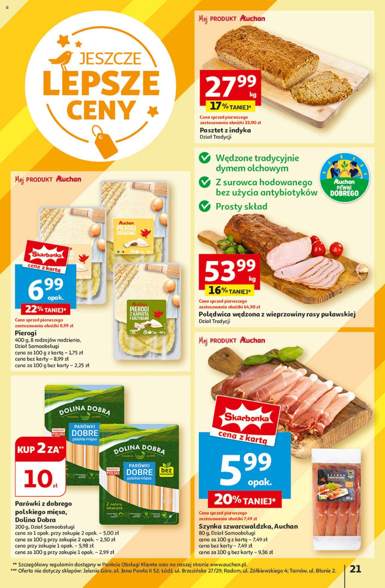 Auchan Jeszcze Lepsze Ceny Hipermarket Gazetka ważna od 01.08.2024 do 07.08.2024 strona 23