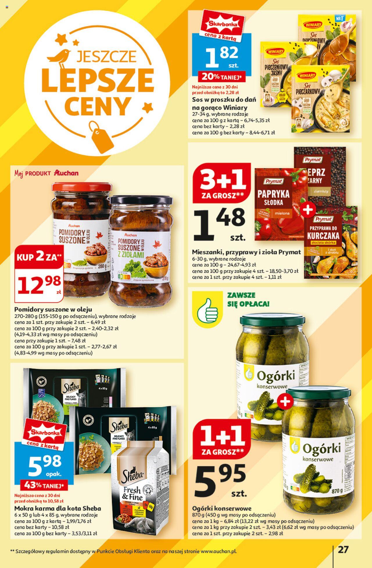 Auchan Jeszcze Lepsze Ceny Hipermarket Gazetka ważna od 01.08.2024 do 07.08.2024 strona 29