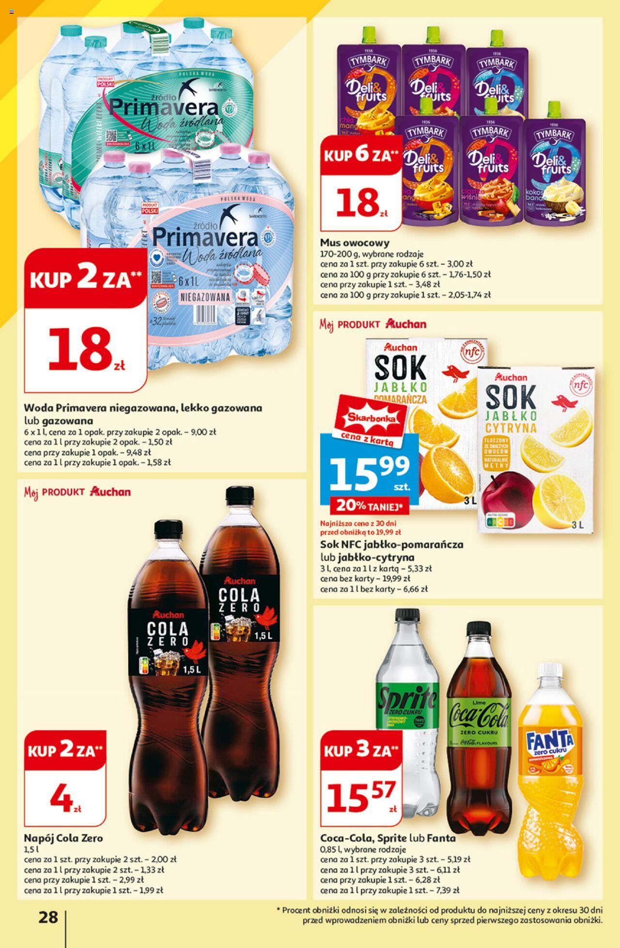 Auchan Jeszcze Lepsze Ceny Hipermarket Gazetka ważna od 01.08.2024 do 07.08.2024 strona 30