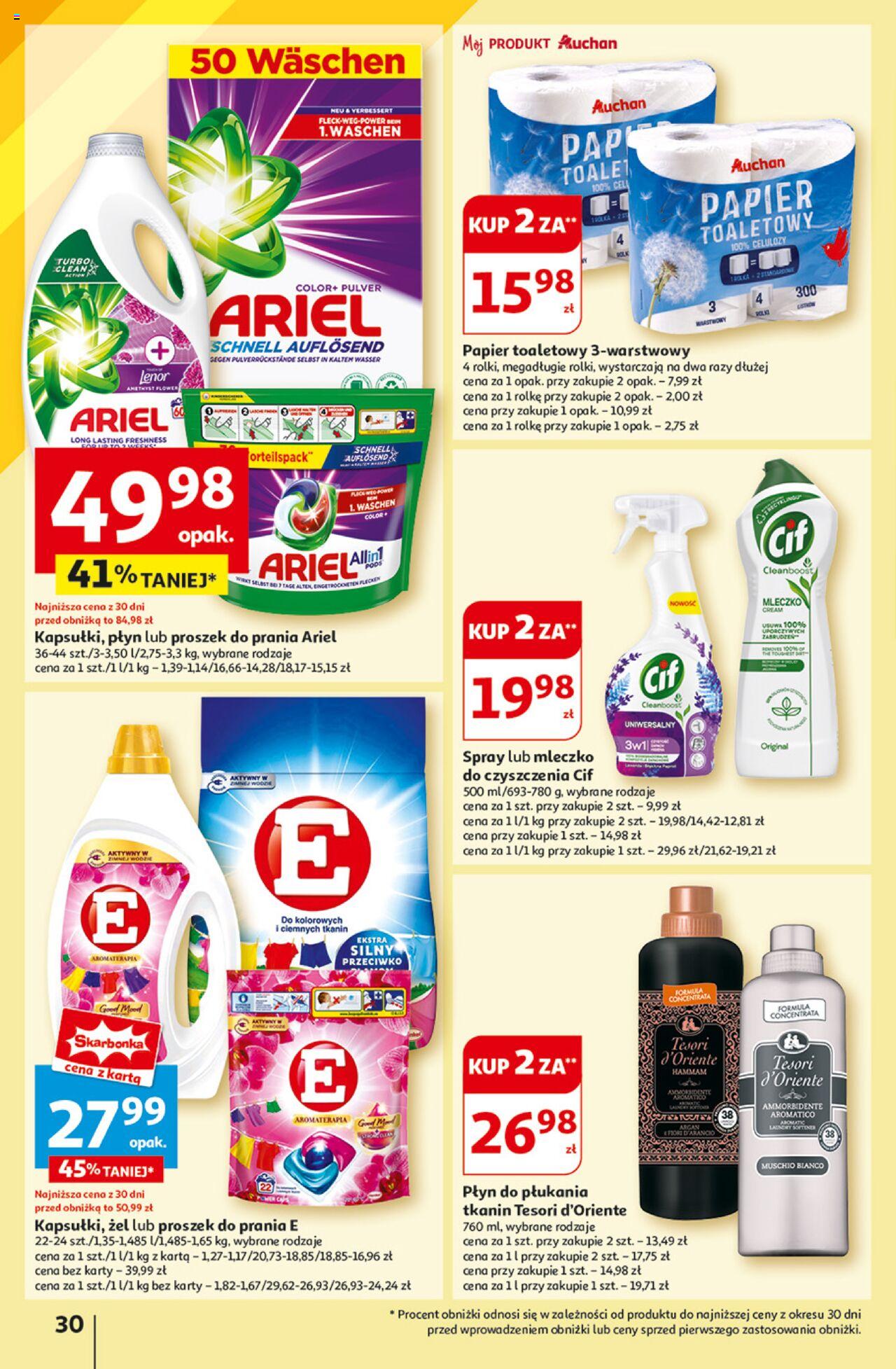 Auchan Jeszcze Lepsze Ceny Hipermarket Gazetka ważna od 01.08.2024 do 07.08.2024 strona 32